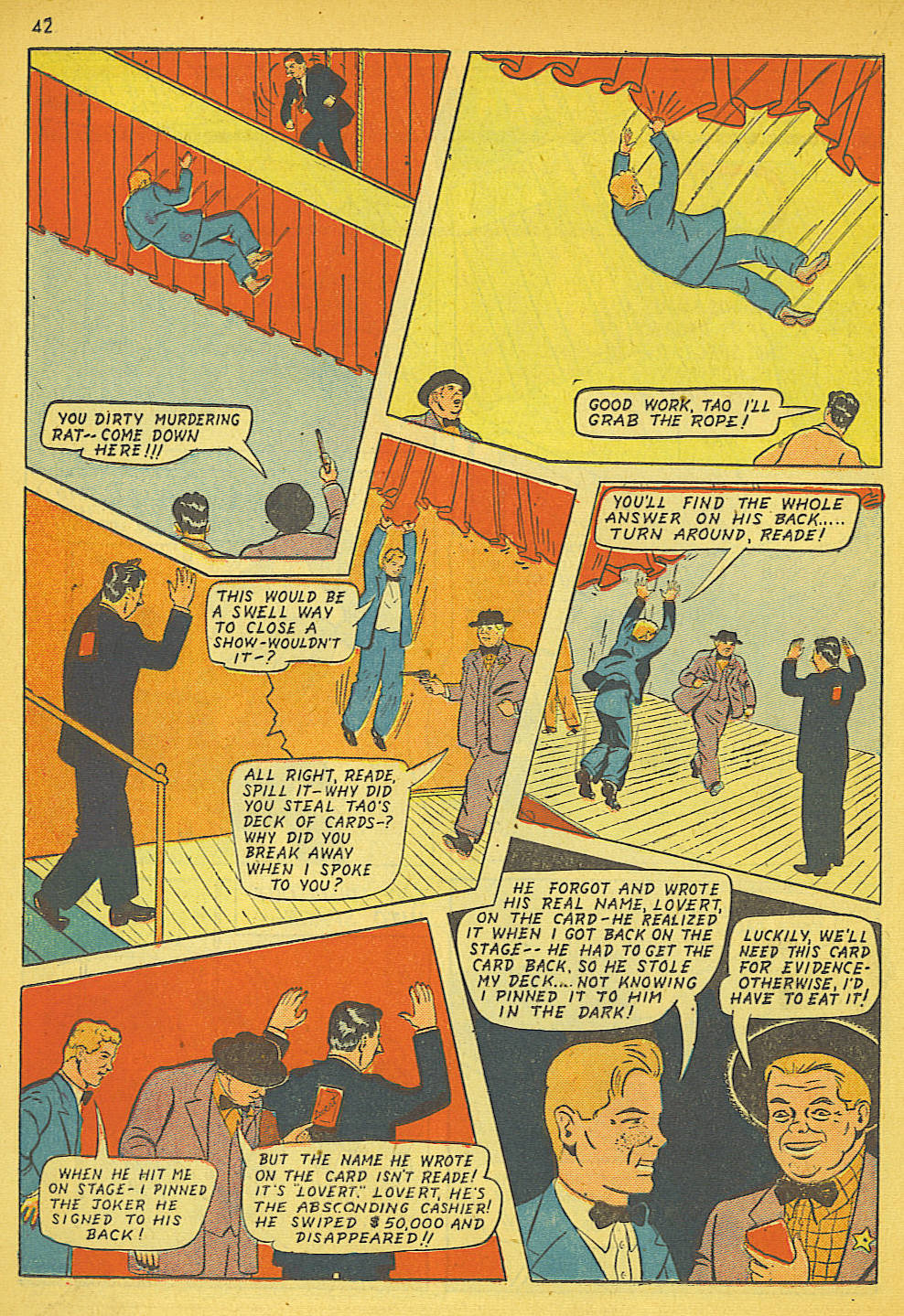 Read online Super-Magician Comics comic -  Issue #19 - 34