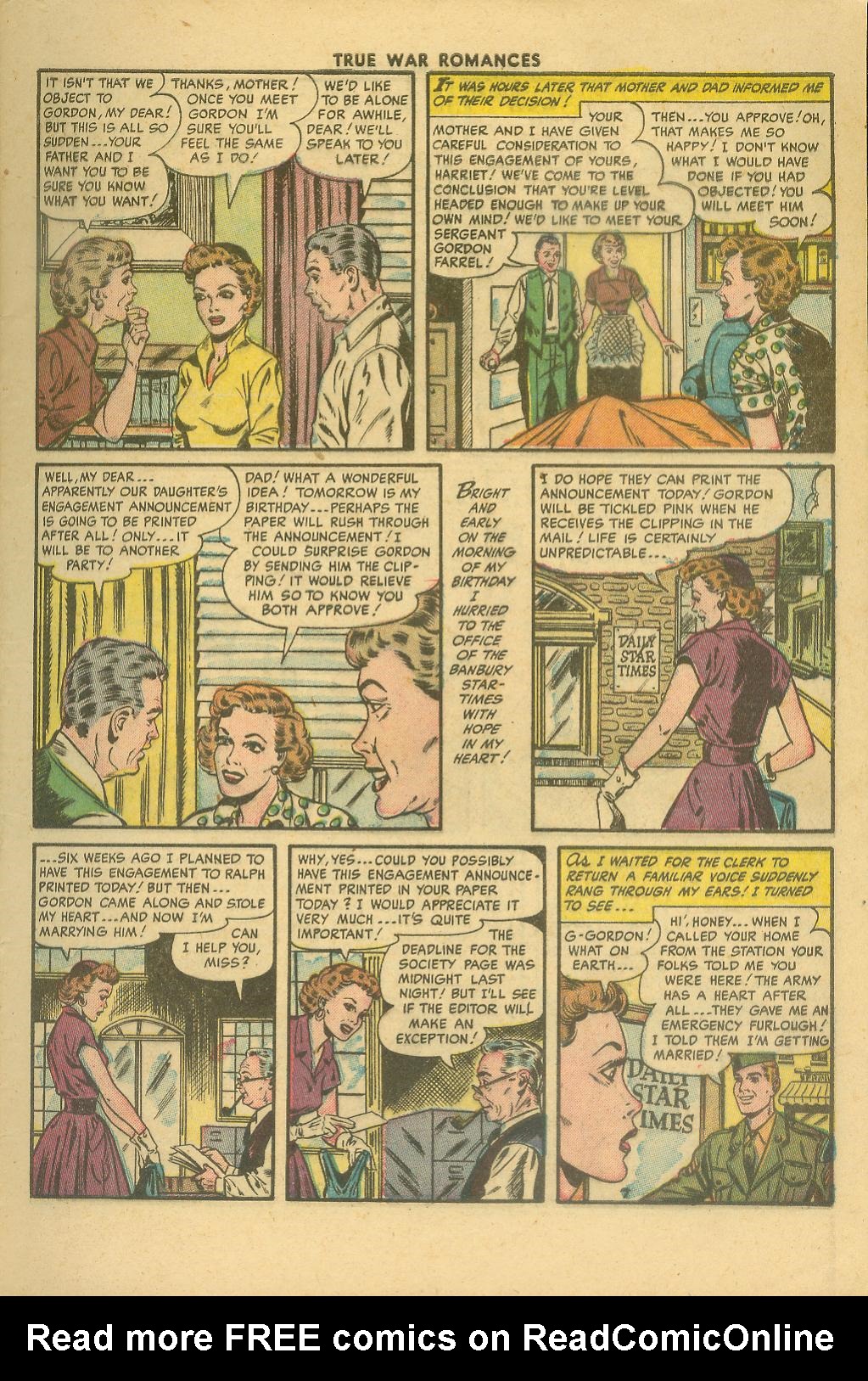 Read online True War Romances comic -  Issue #17 - 9
