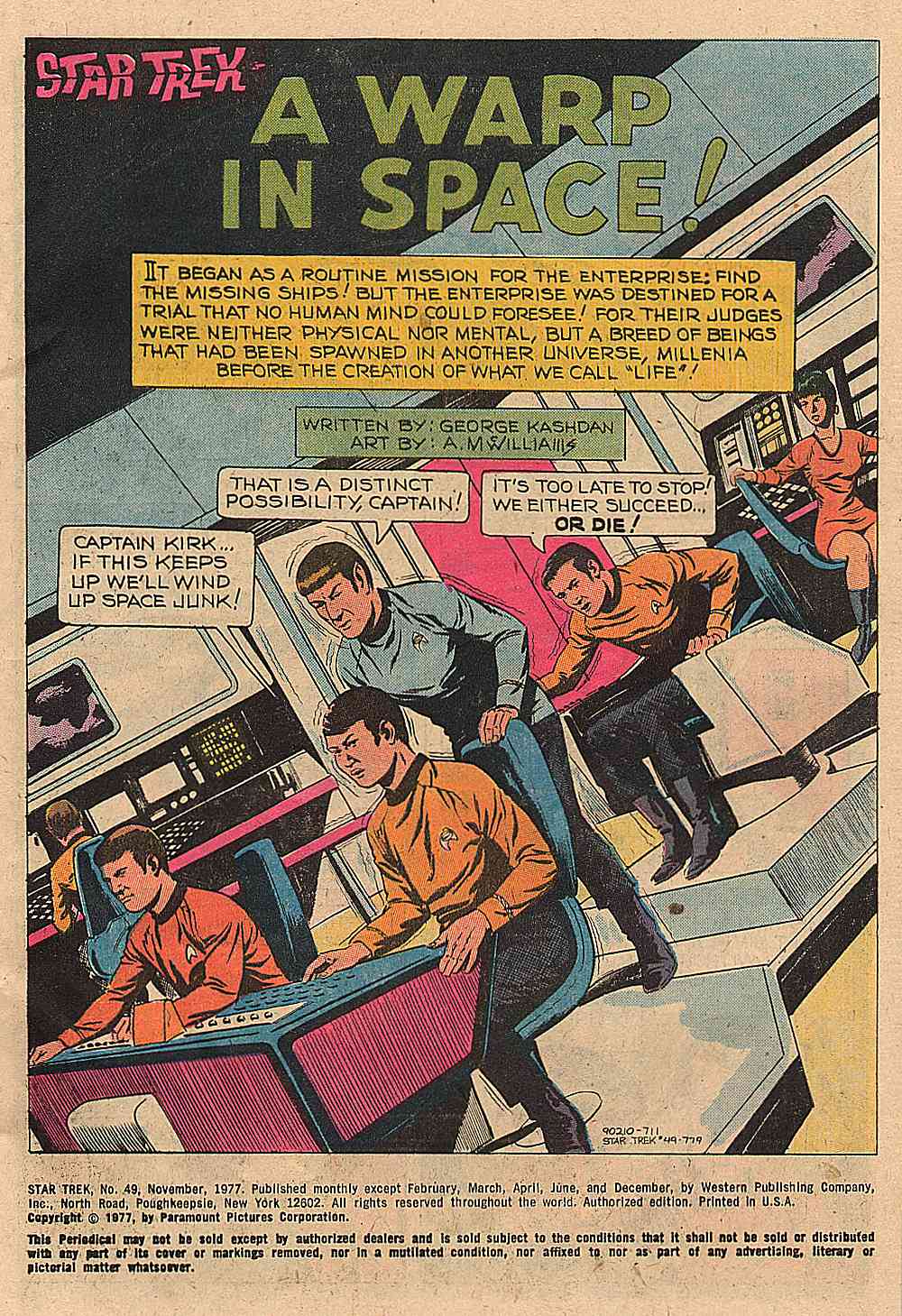 Read online Star Trek (1967) comic -  Issue #49 - 2