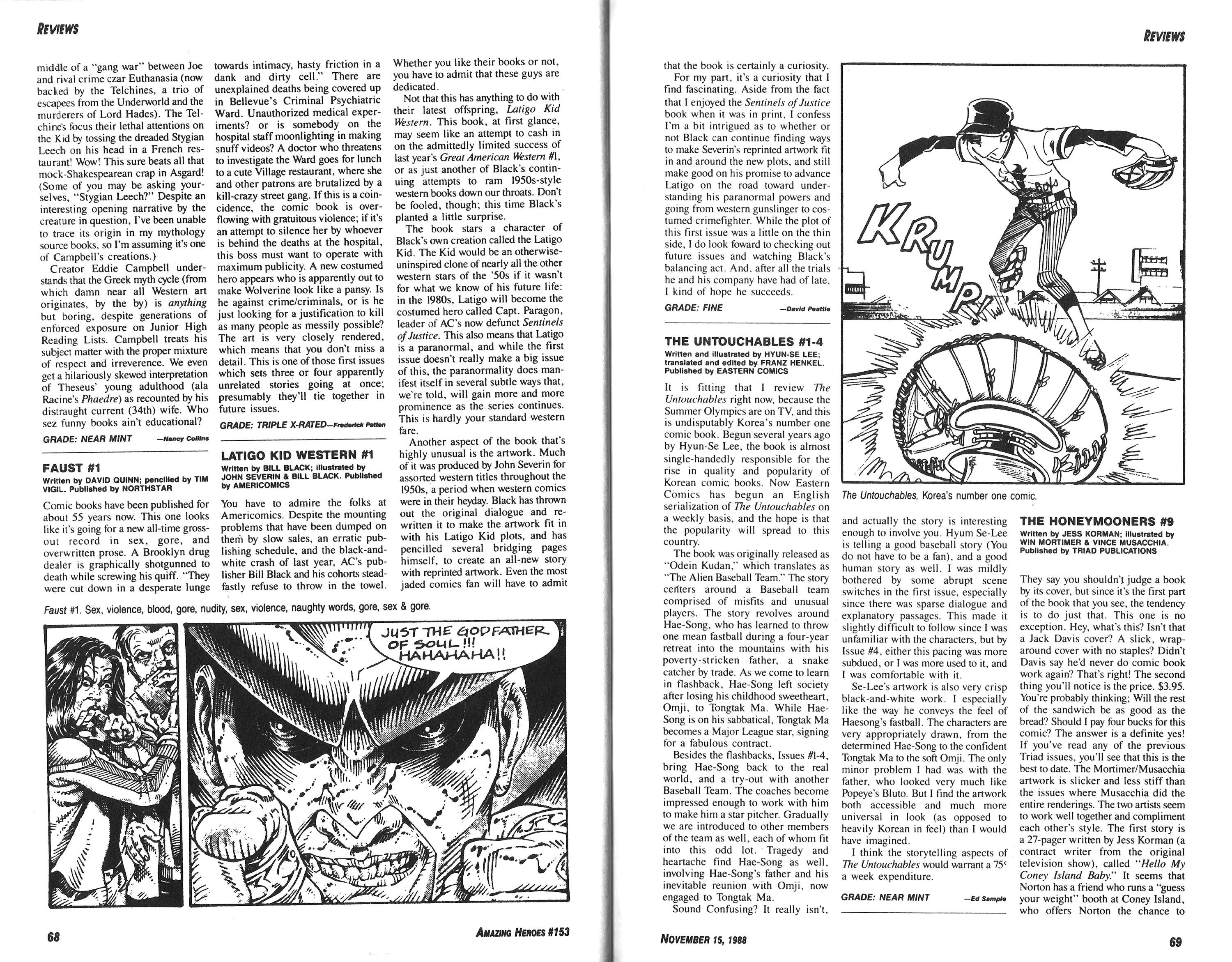 Read online Amazing Heroes comic -  Issue #153 - 35