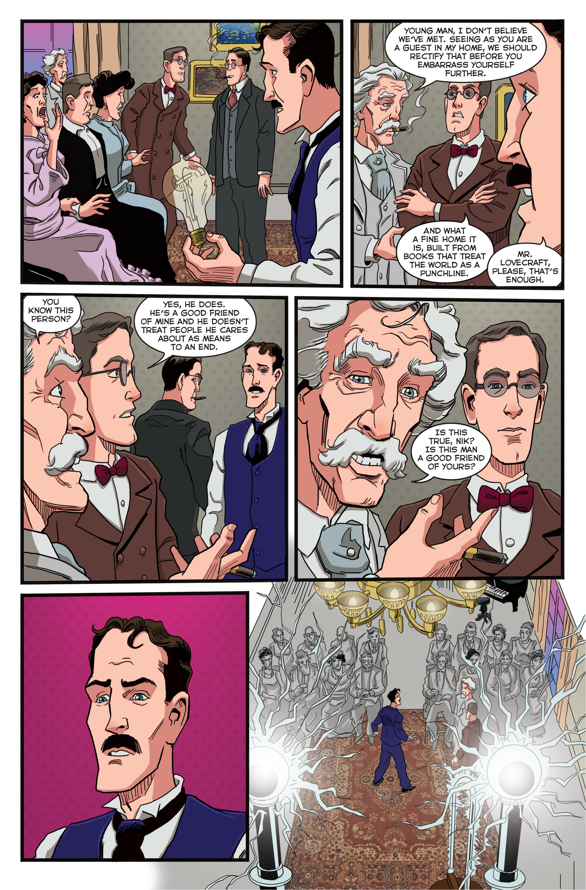 Read online Herald: Lovecraft and Tesla comic -  Issue #4 - 23