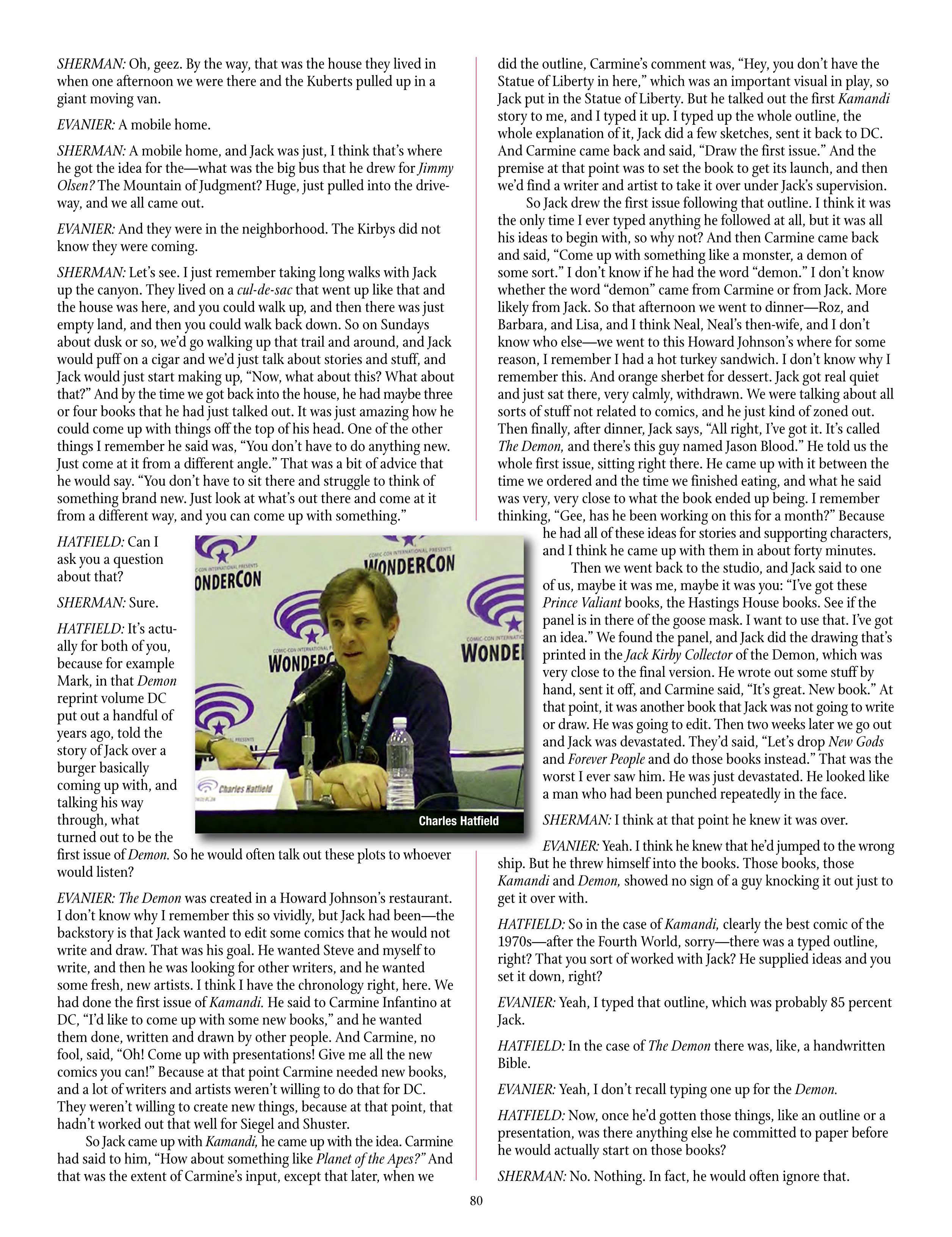 Read online The Jack Kirby Collector comic -  Issue #70 - 82