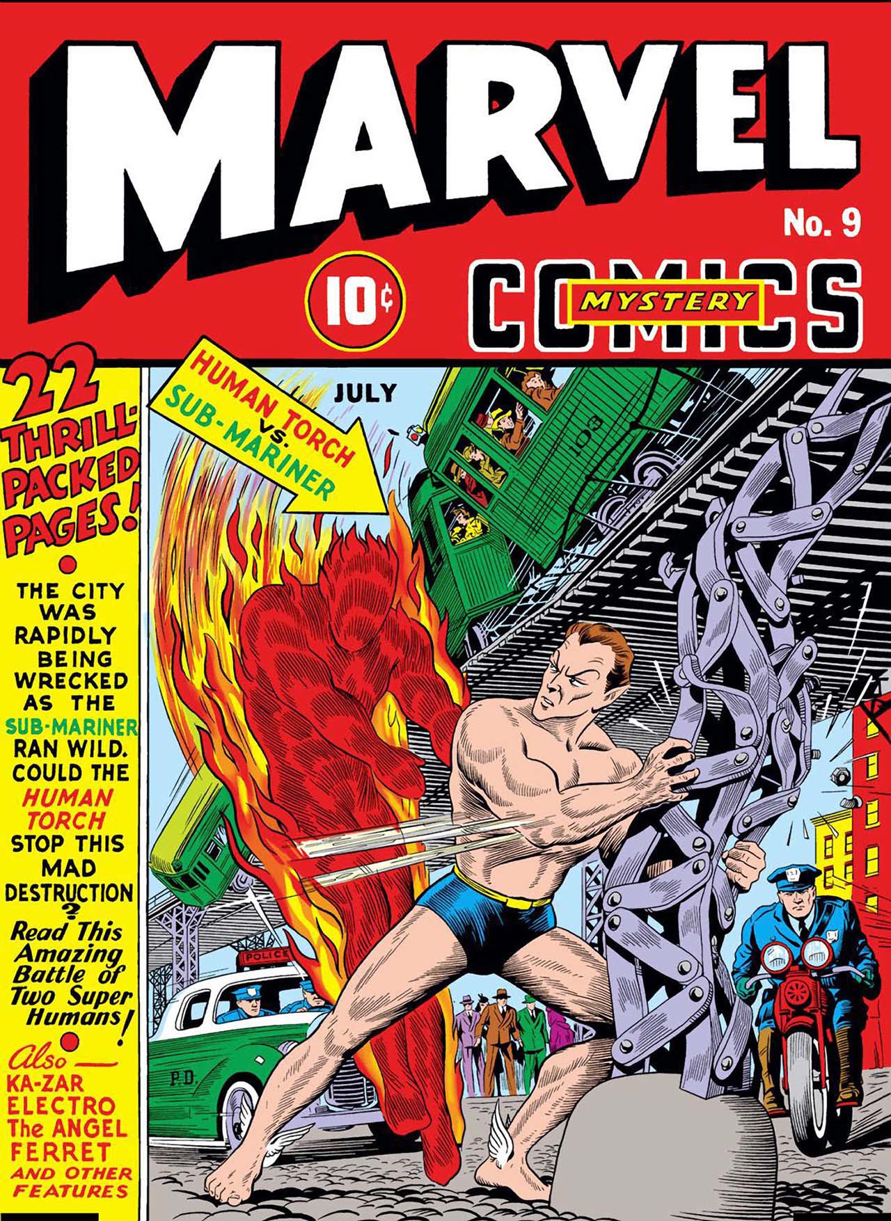 Read online Marvel Mystery Comics comic -  Issue #9 - 1