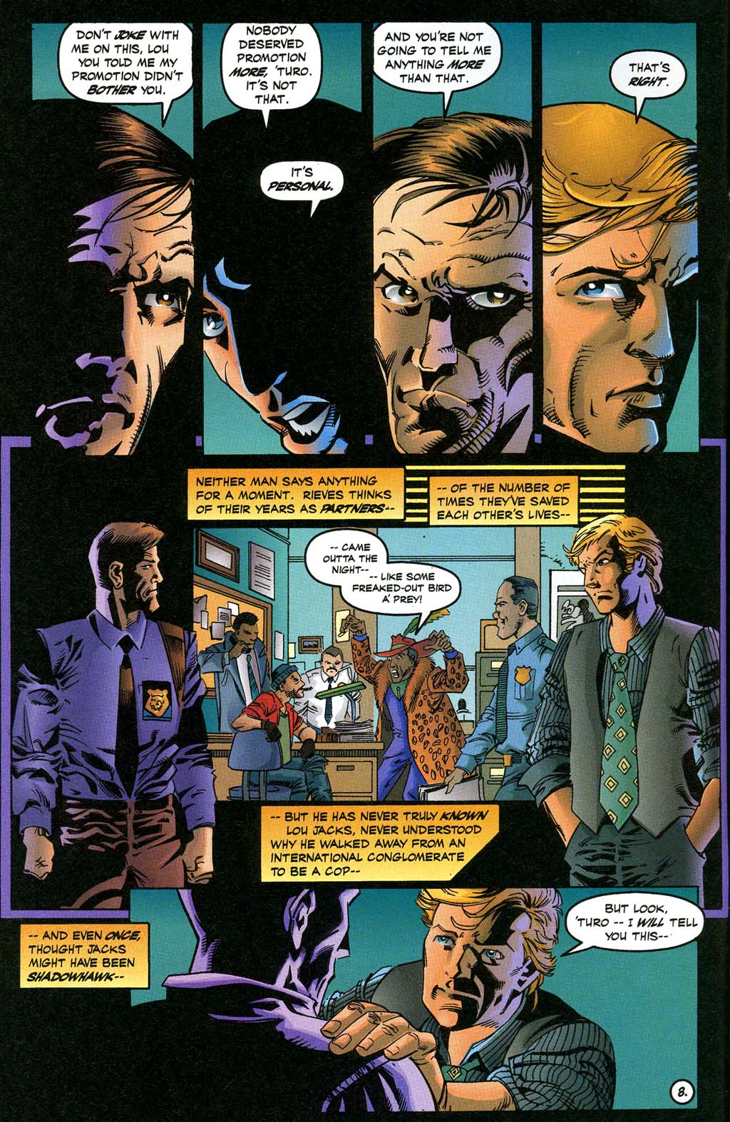 Read online The New Shadowhawk comic -  Issue #1 - 9