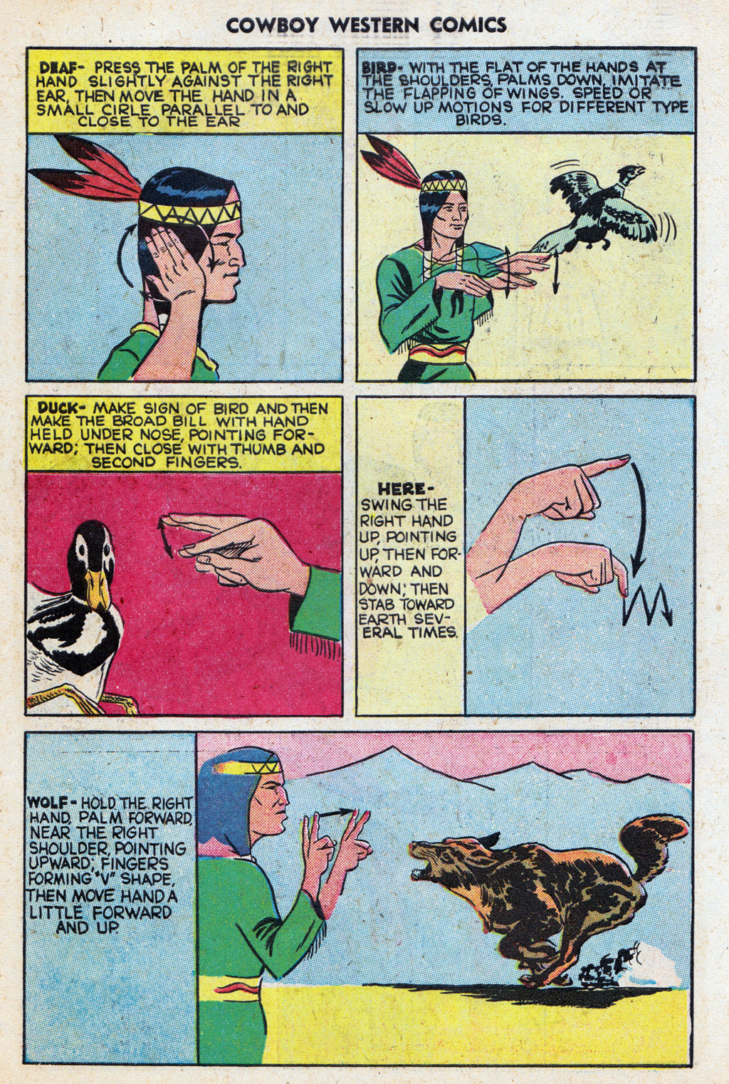 Read online Cowboy Western Comics (1948) comic -  Issue #27 - 27