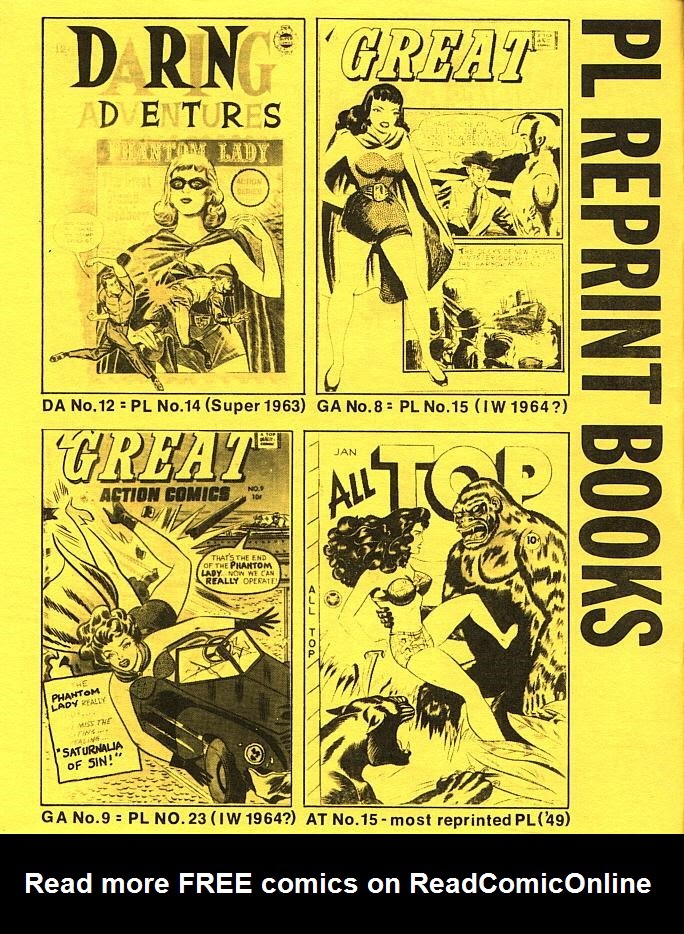 Read online The Fox Features Phantom Lady Comic Book Index comic -  Issue # Full - 4