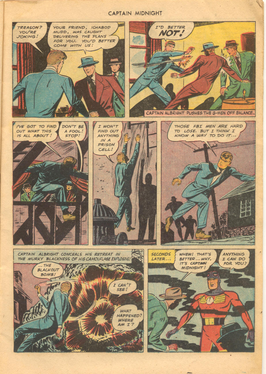 Read online Captain Midnight (1942) comic -  Issue #51 - 11