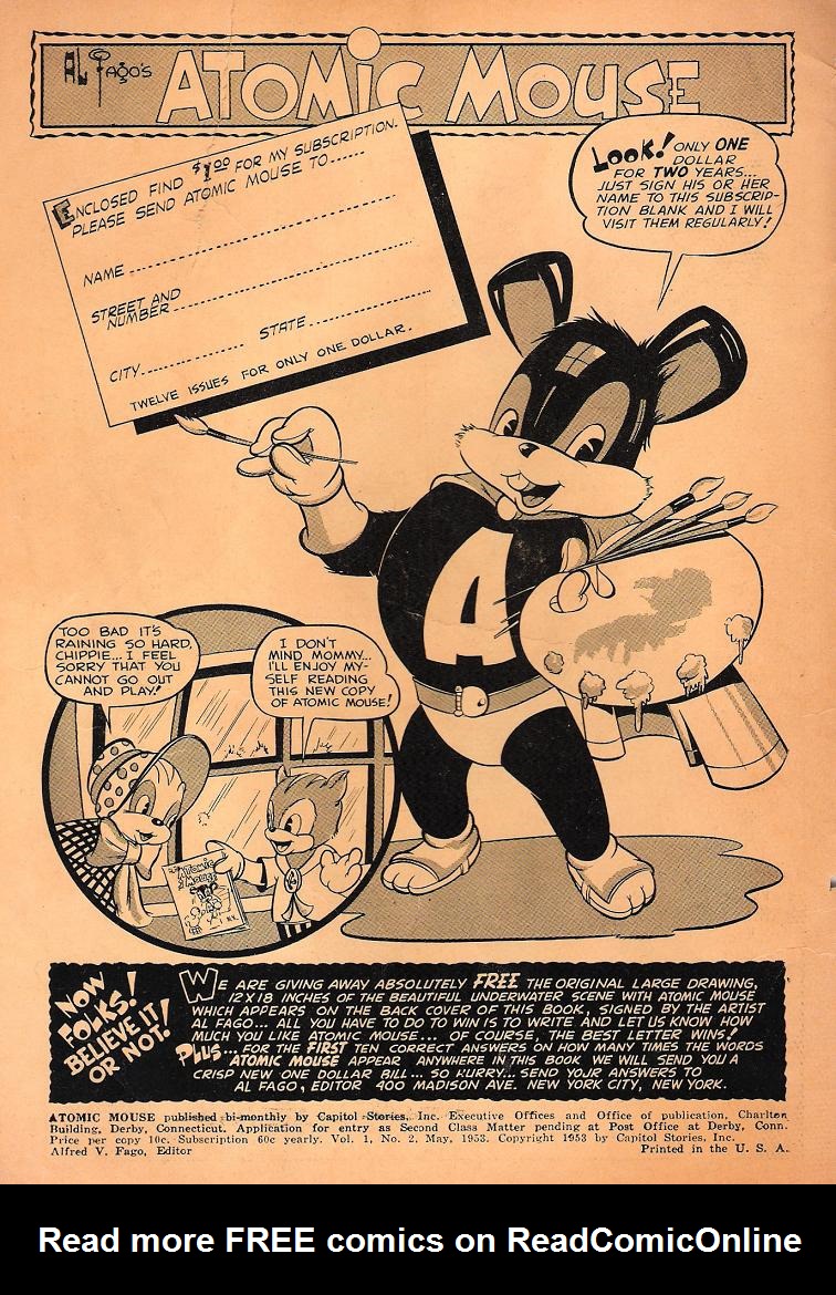 Read online Atomic Mouse comic -  Issue #2 - 2