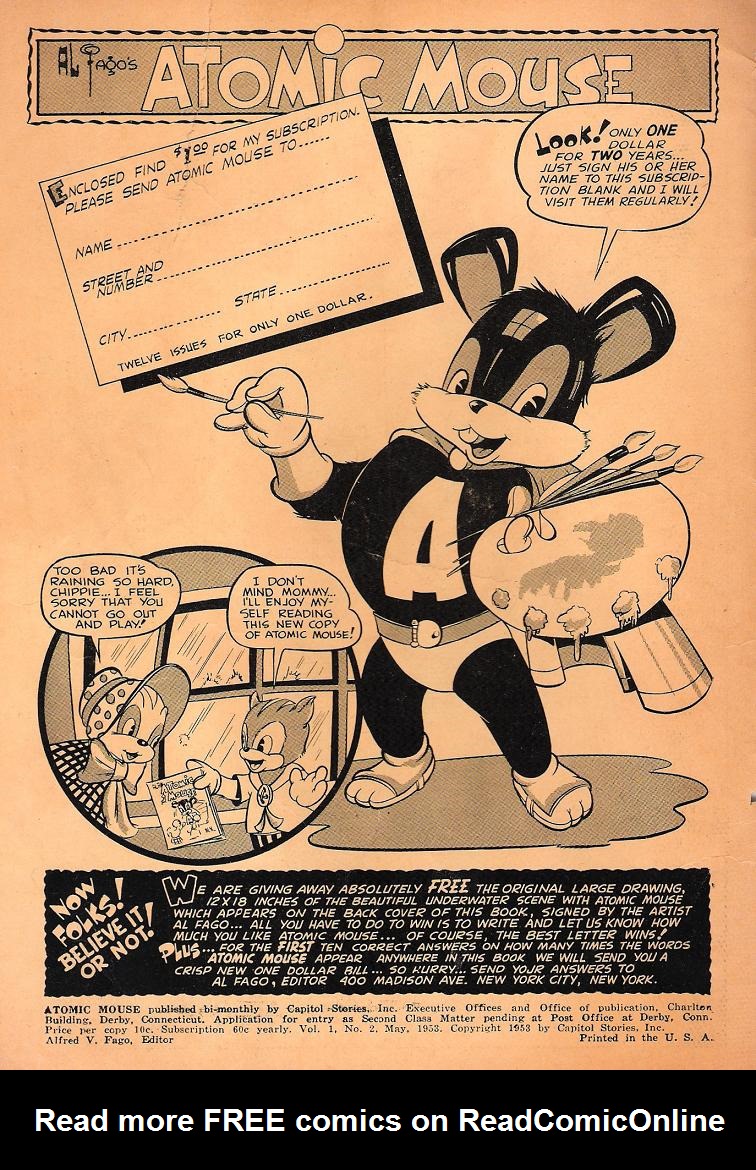 Read online Atomic Mouse comic -  Issue #2 - 2