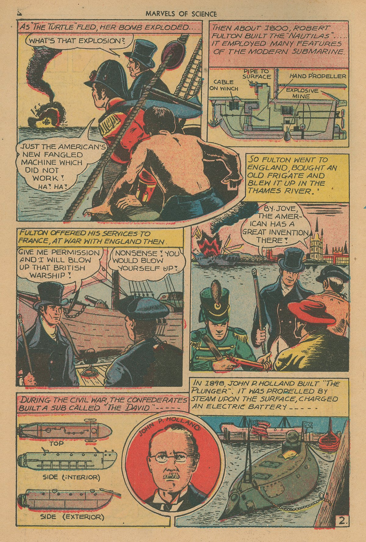 Read online Marvels Of Science comic -  Issue #4 - 4