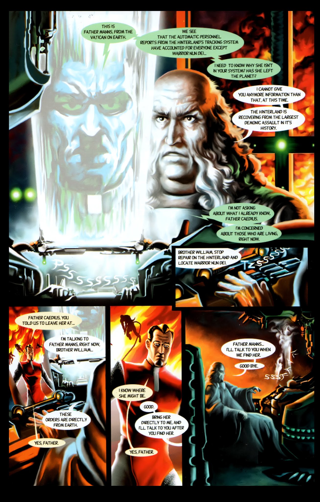 Read online Warrior Nun Dei: Aftertime comic -  Issue #2 - 4