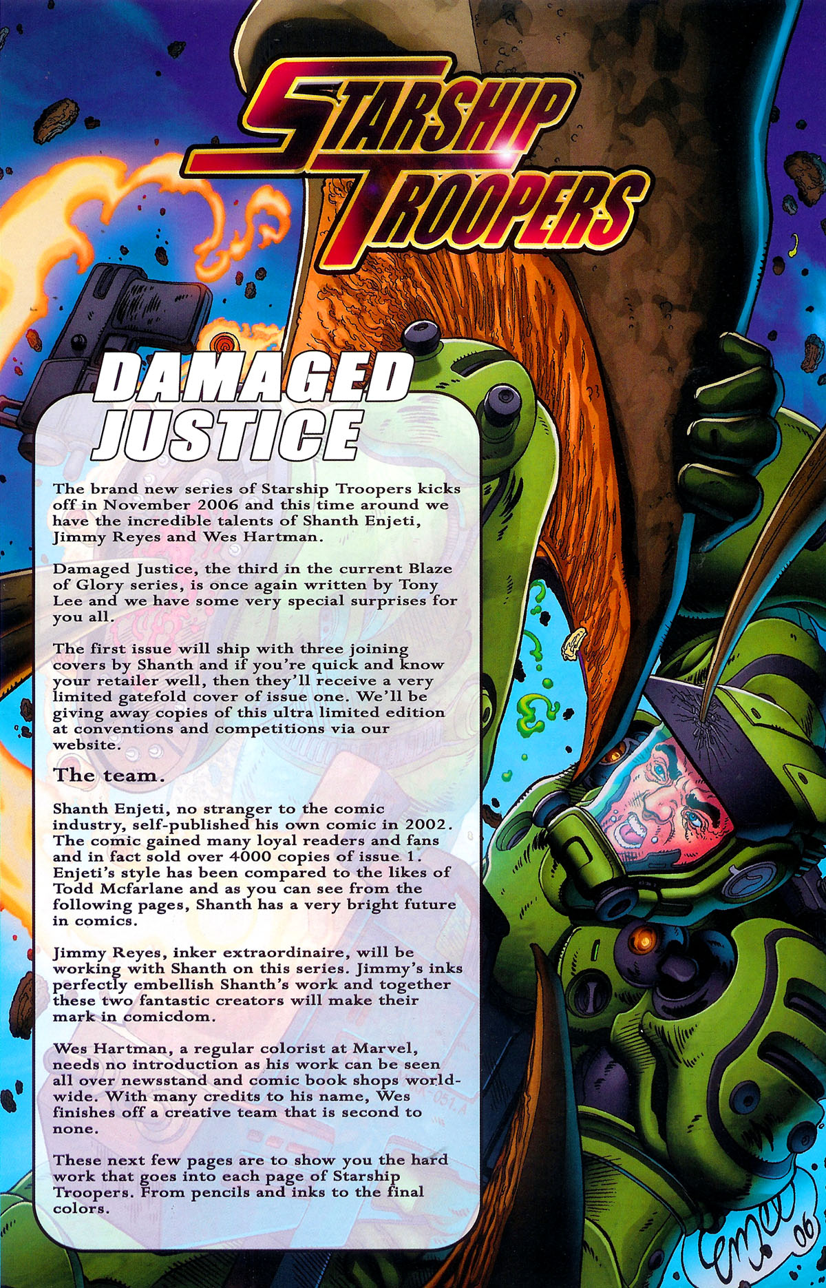 Read online Starship Troopers (2007) comic -  Issue #0 - 18