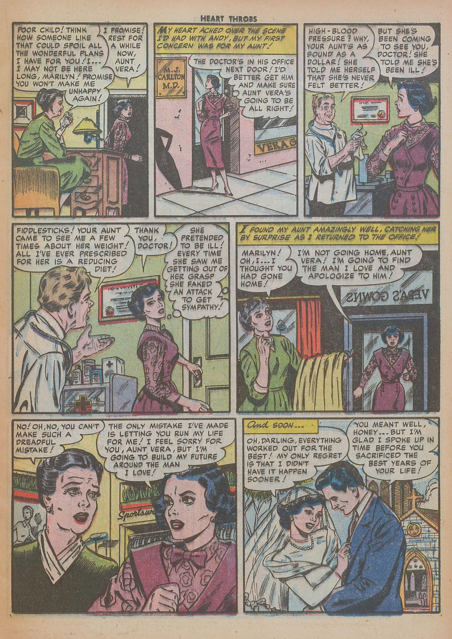 Read online Heart Throbs comic -  Issue #29 - 17