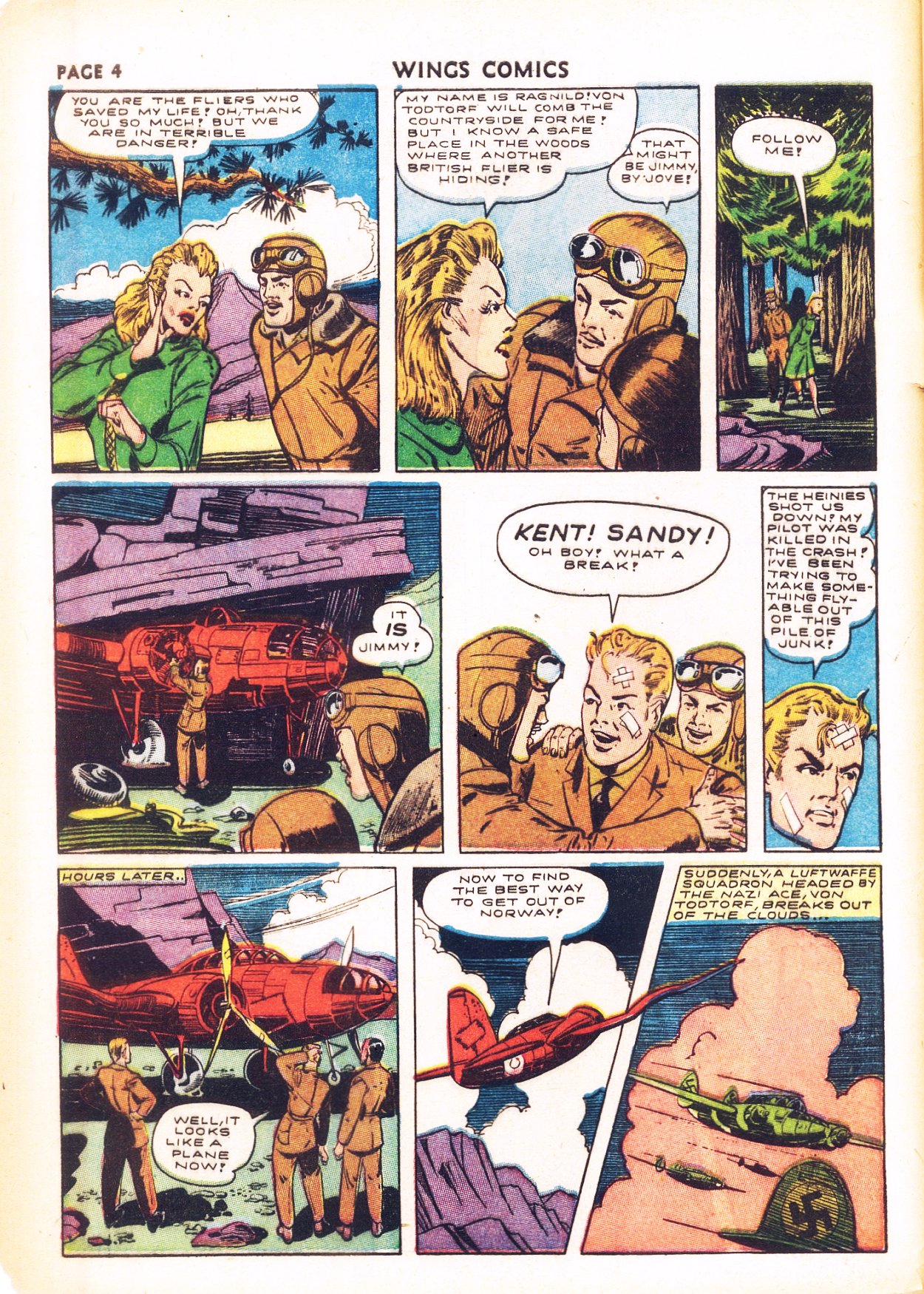 Read online Wings Comics comic -  Issue #26 - 6