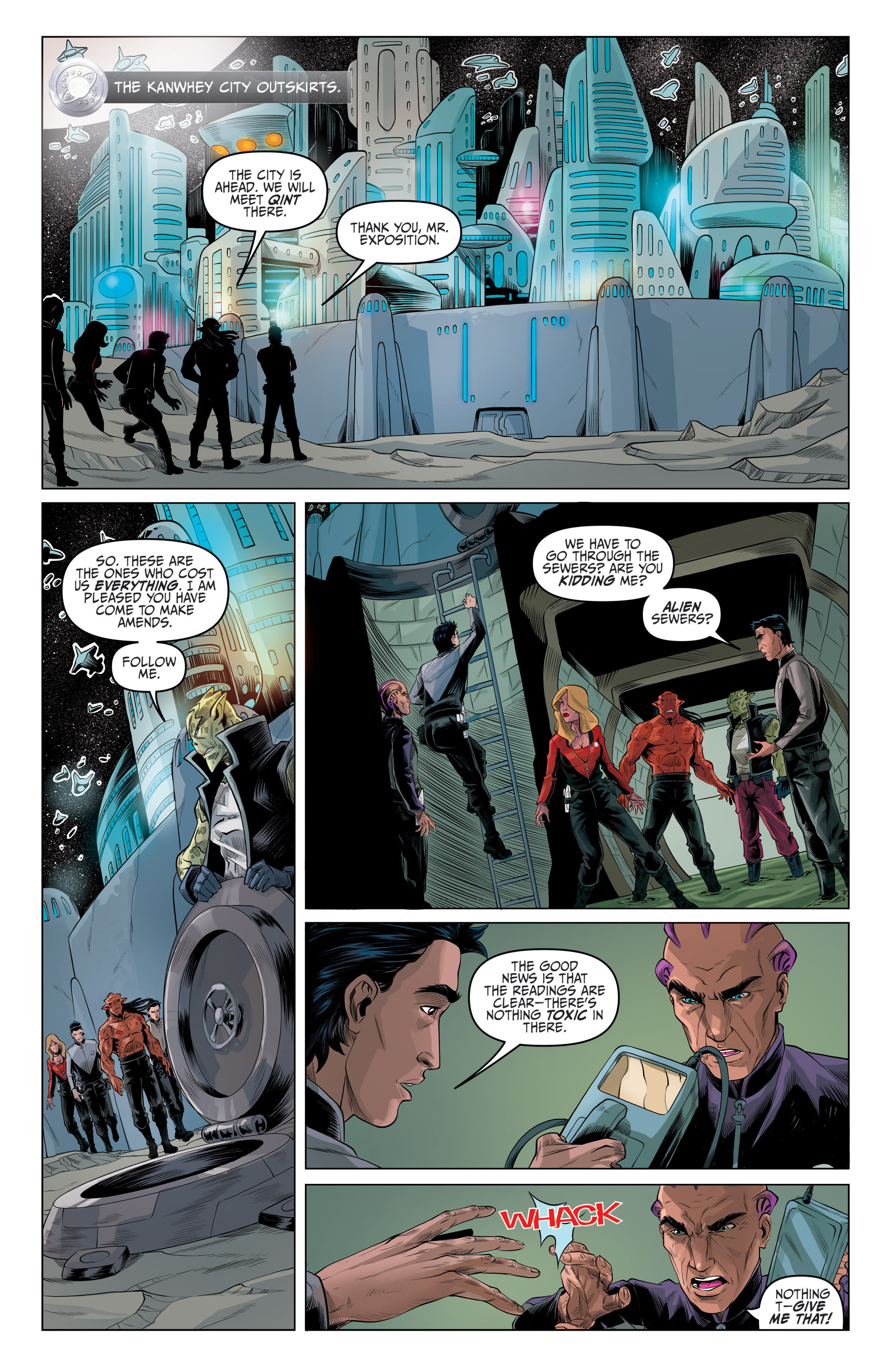 Read online Galaxy Quest: The Journey Continues comic -  Issue #4 - 5