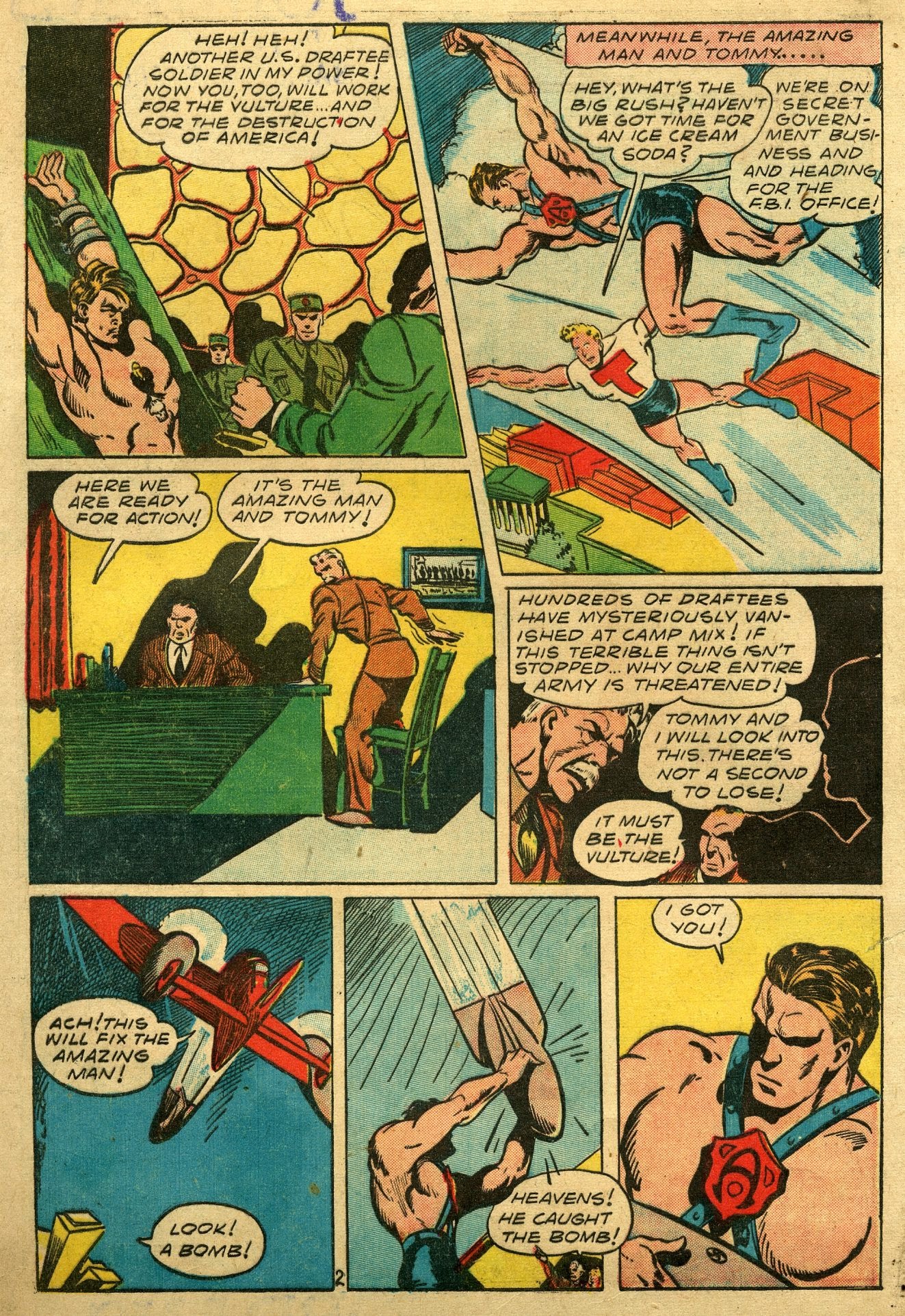 Read online Amazing Man Comics comic -  Issue #24 - 4