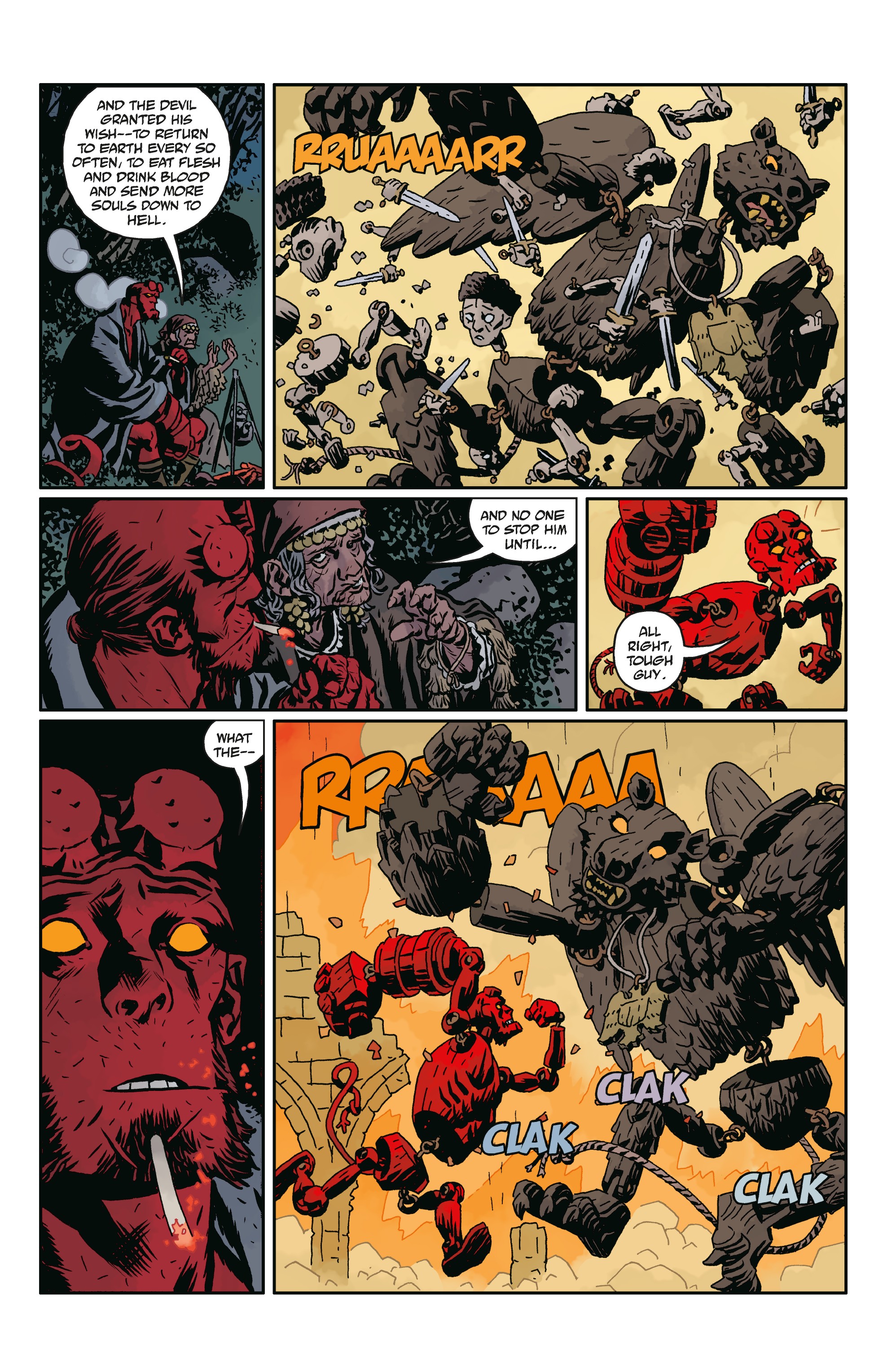 Read online Hellboy and the B.P.R.D.: The Beast of Vargu comic -  Issue # Full - 15