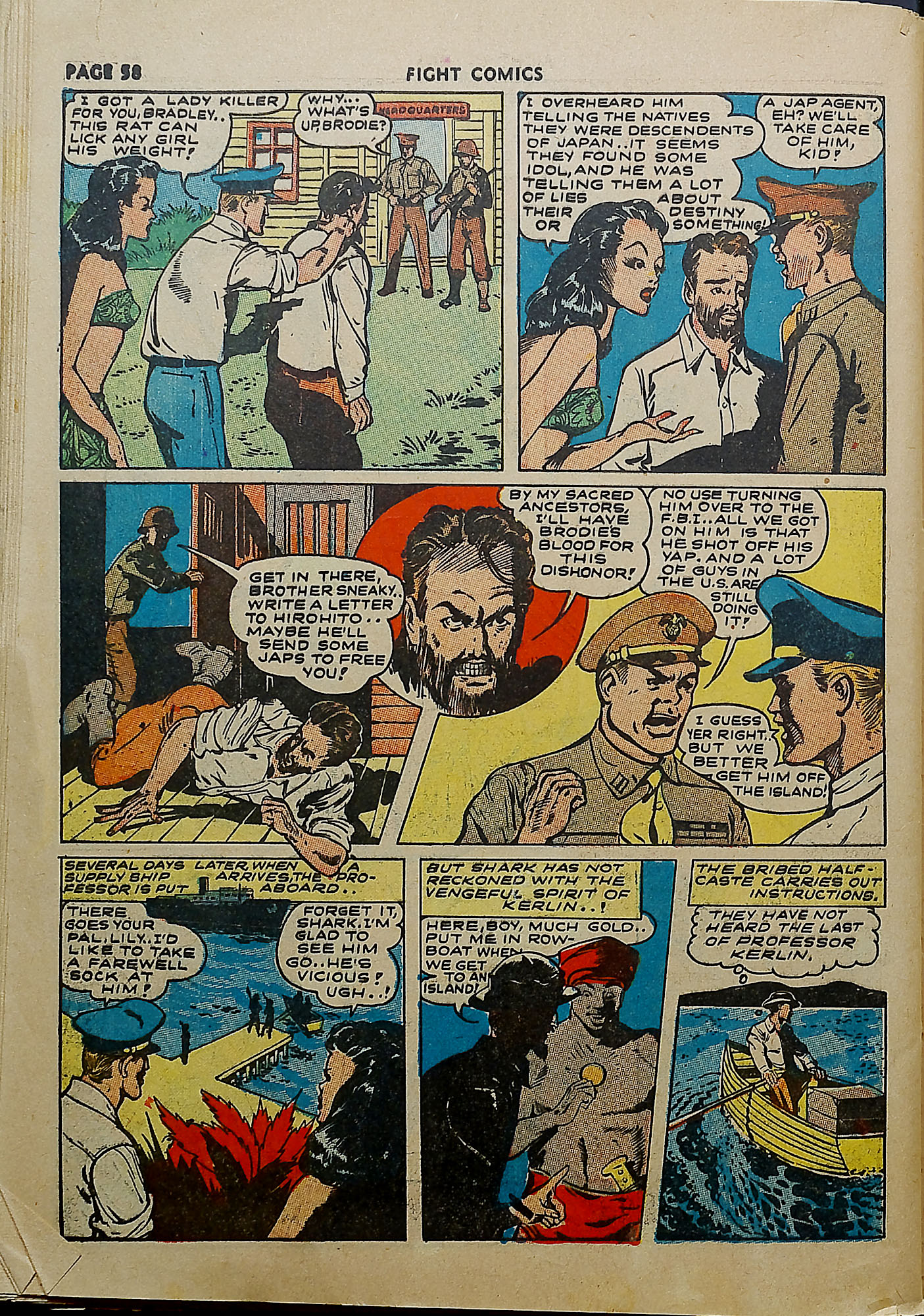 Read online Fight Comics comic -  Issue #25 - 60