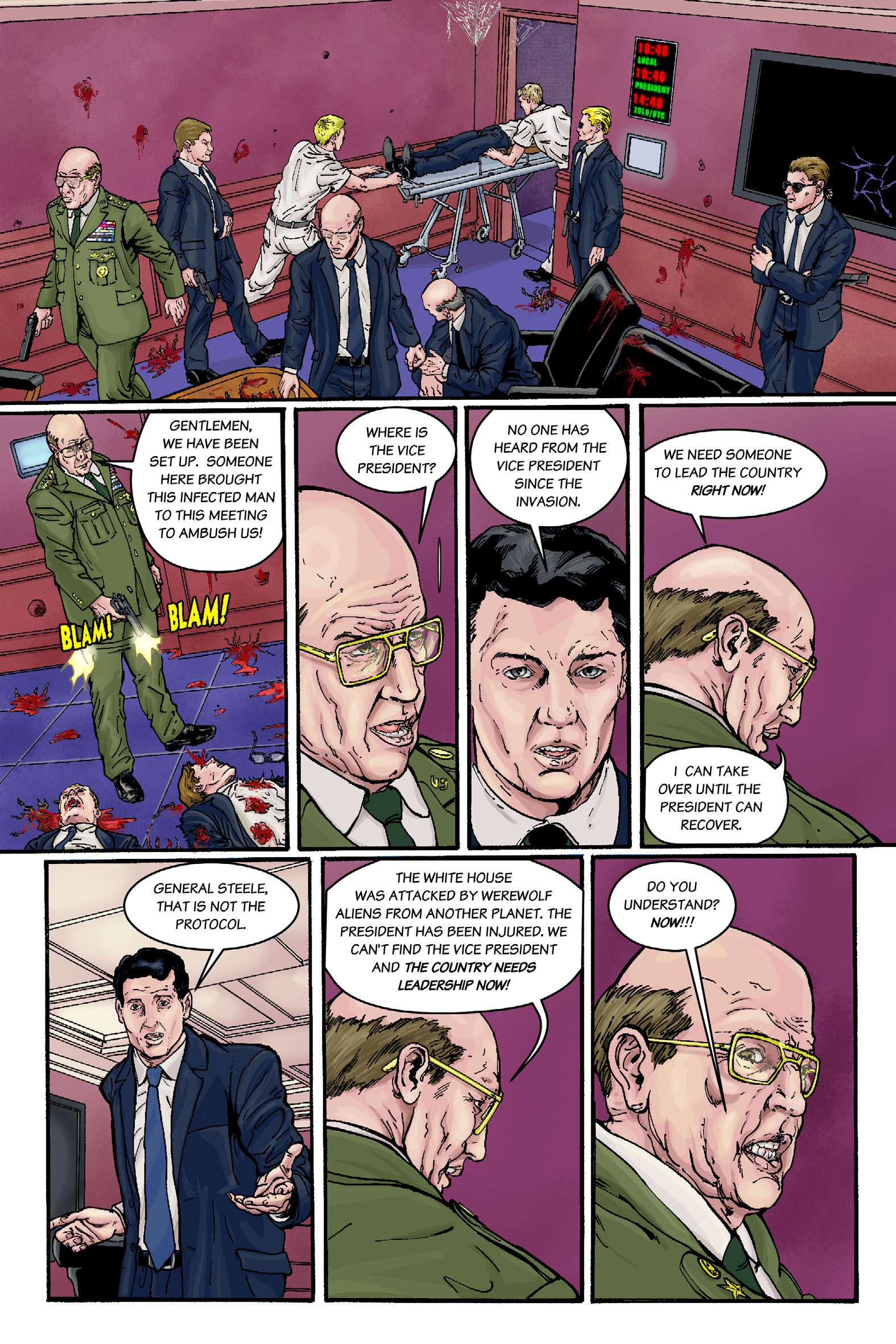 Read online Nazi Werewolves from Outer Space comic -  Issue #5 - 11