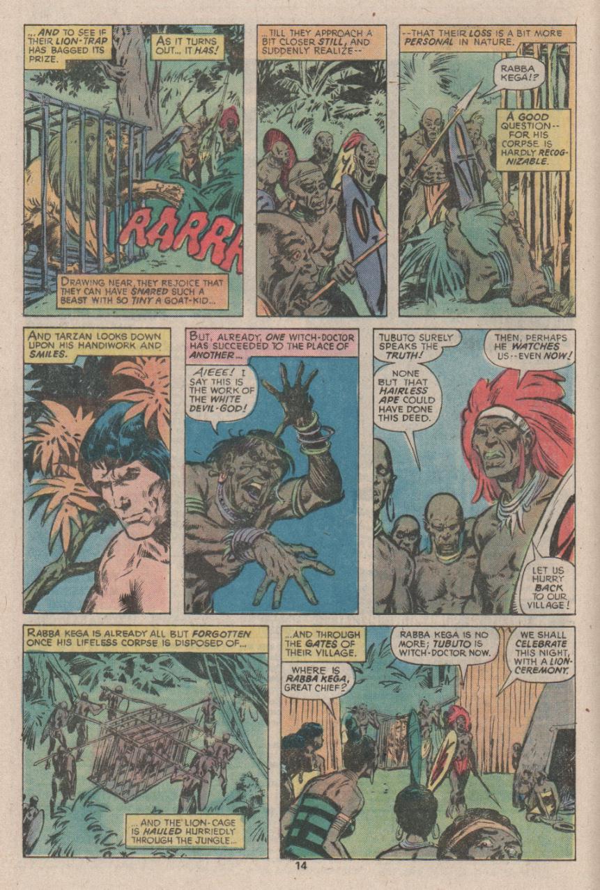 Read online Tarzan (1977) comic -  Issue #13 - 9