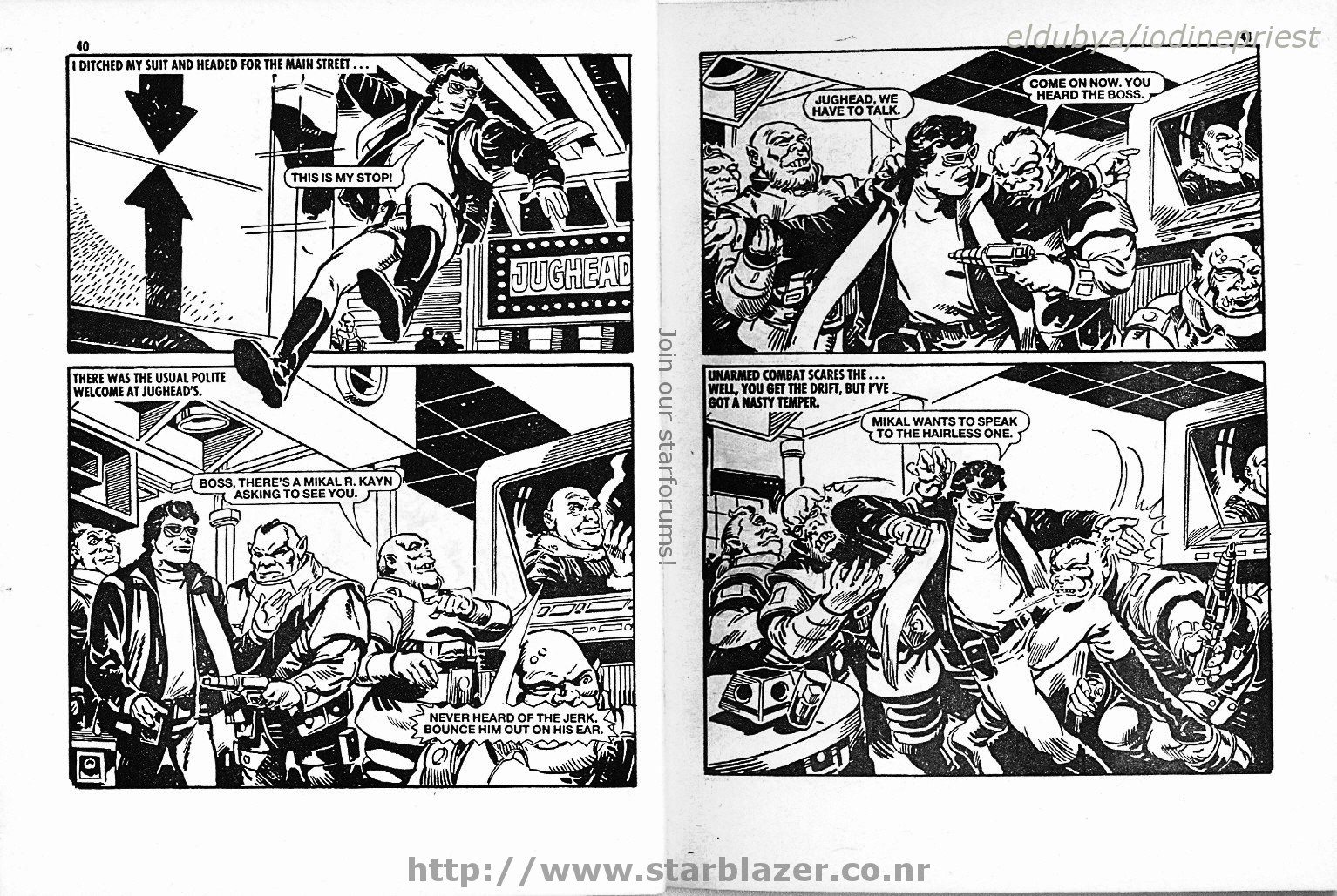 Read online Starblazer comic -  Issue #203 - 22