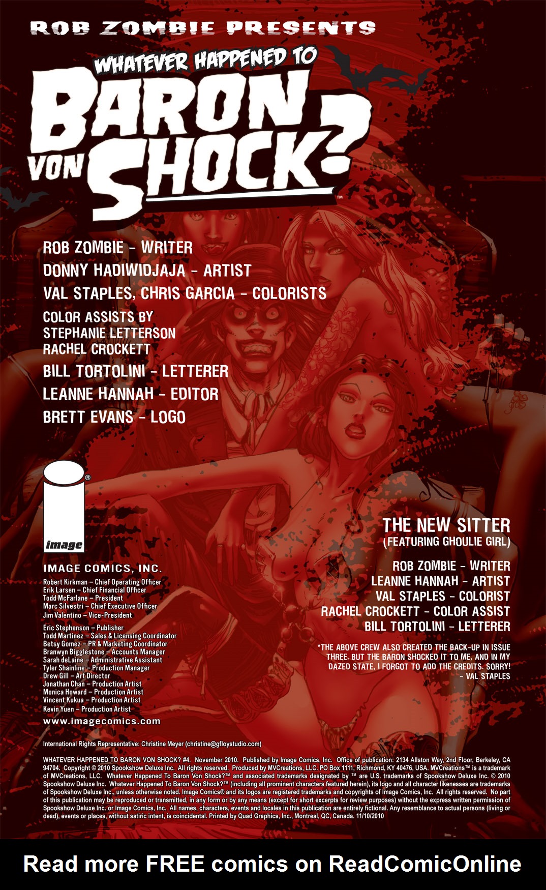 Read online Whatever Happened to Baron von Shock? comic -  Issue #4 - 2
