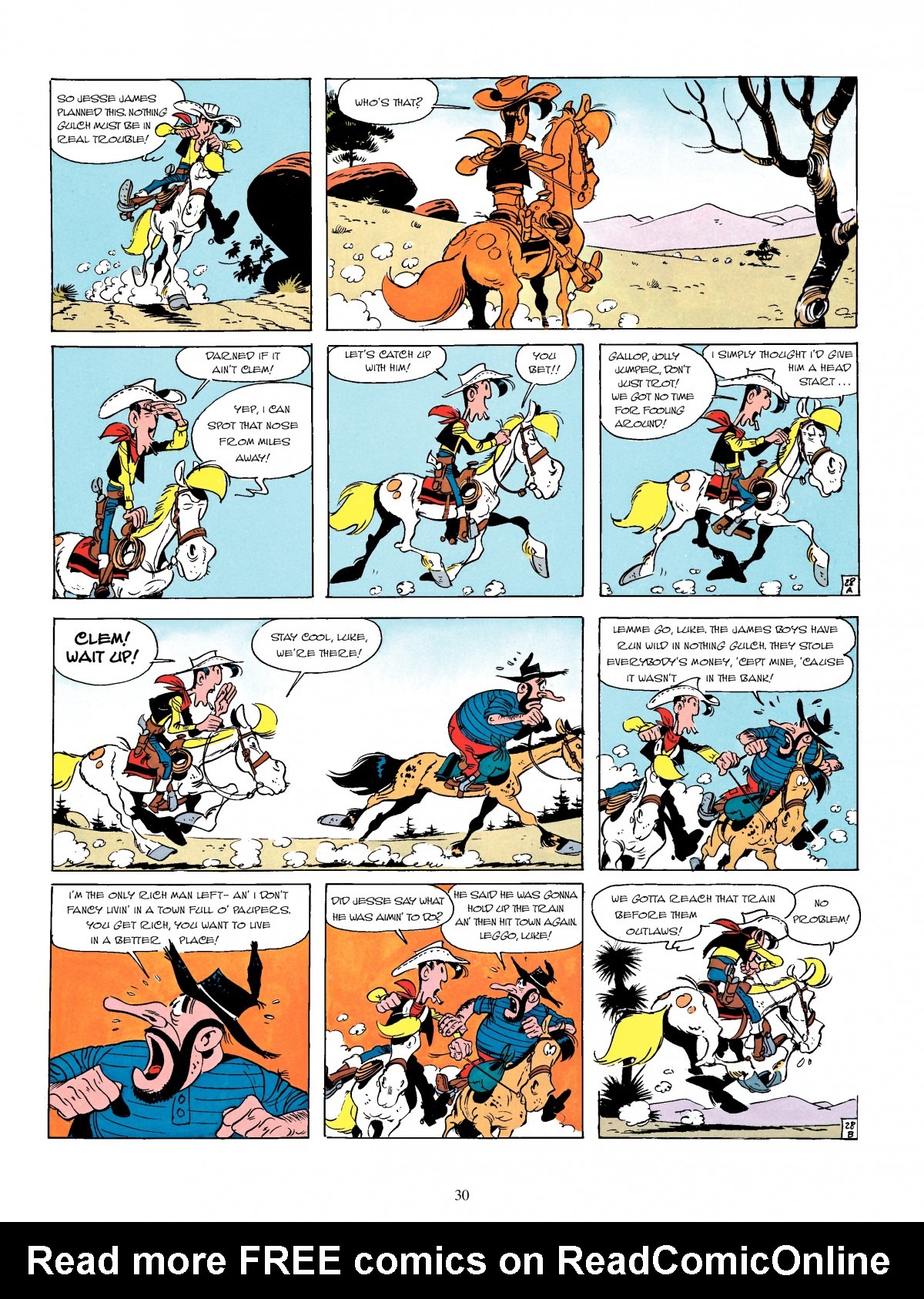 Read online A Lucky Luke Adventure comic -  Issue #4 - 32