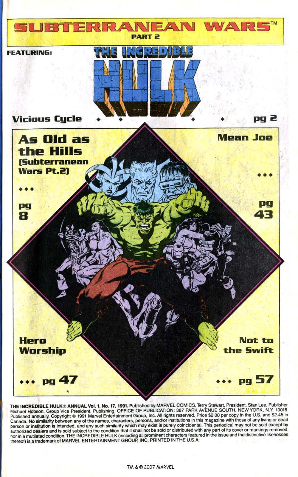Read online The Incredible Hulk (1968) comic -  Issue # _Annual 1991 - 3