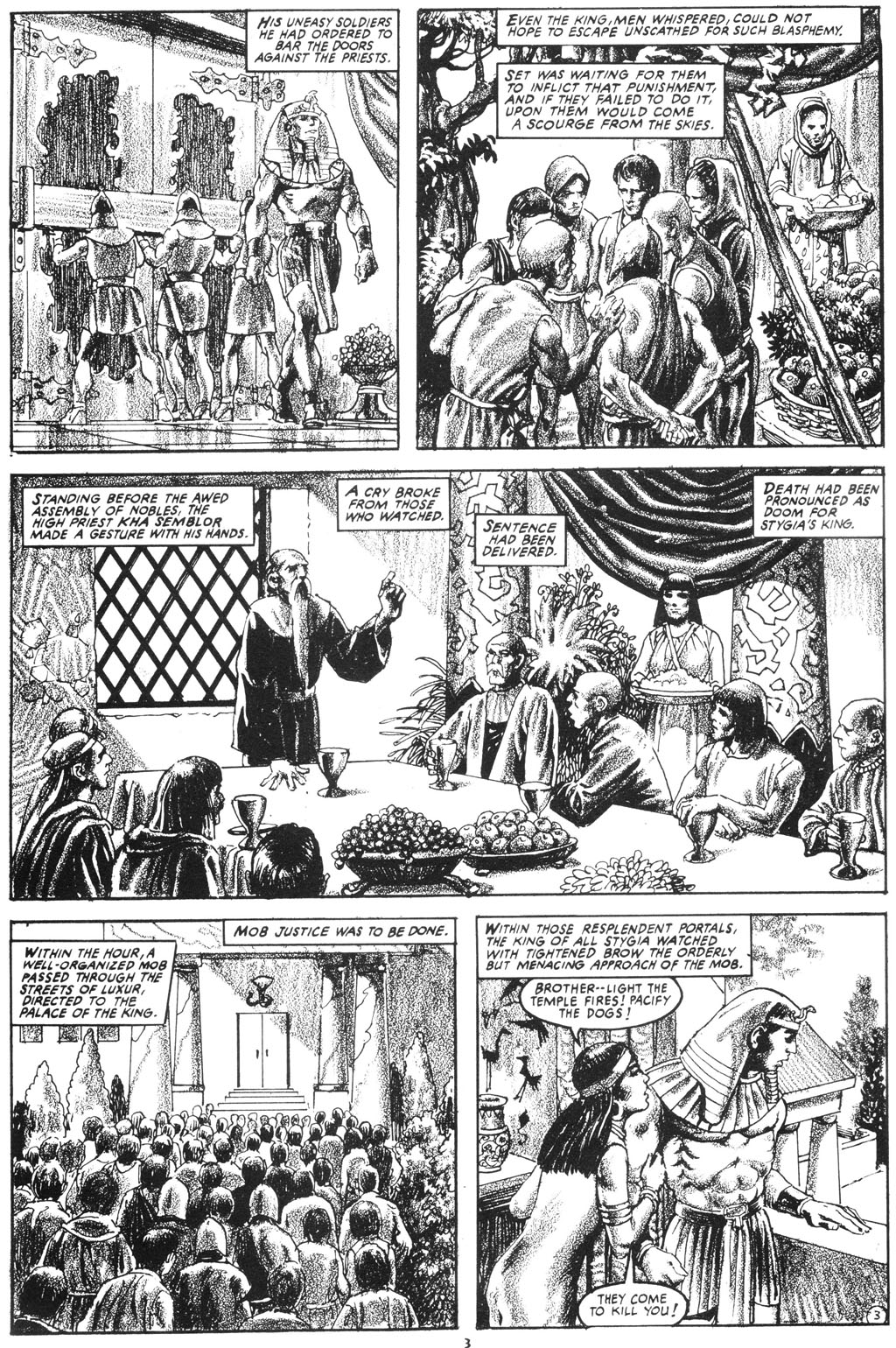 Read online The Savage Sword Of Conan comic -  Issue #216 - 5