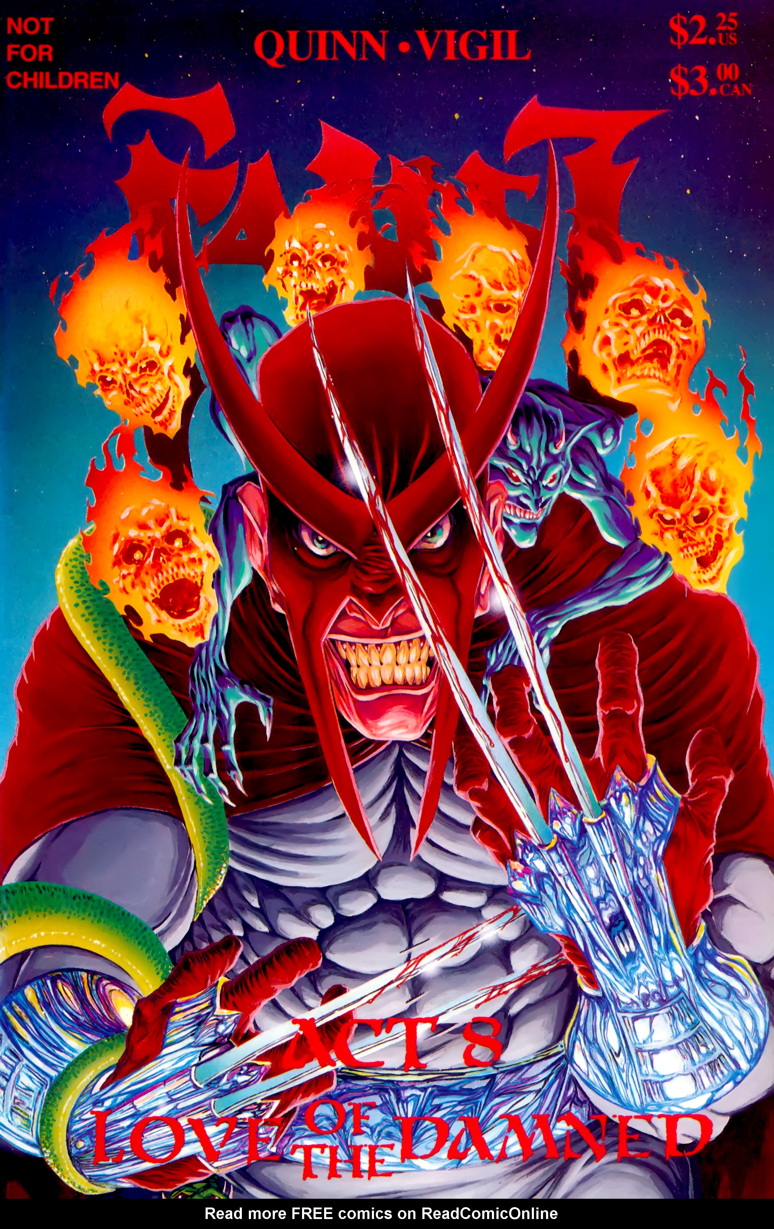 Read online Faust : Love of the Damned comic -  Issue #8 - 1