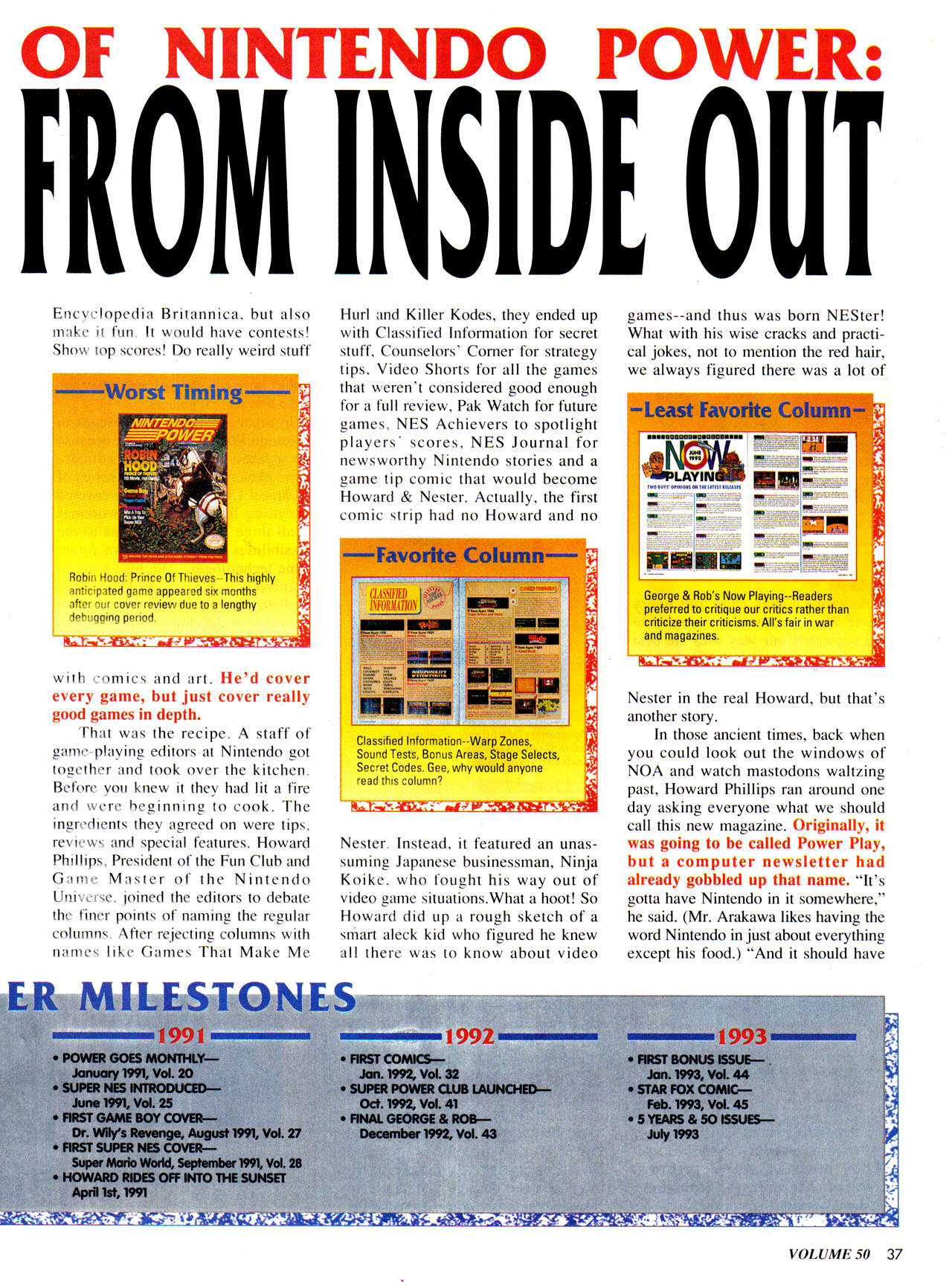 Read online Nintendo Power comic -  Issue #50 - 46