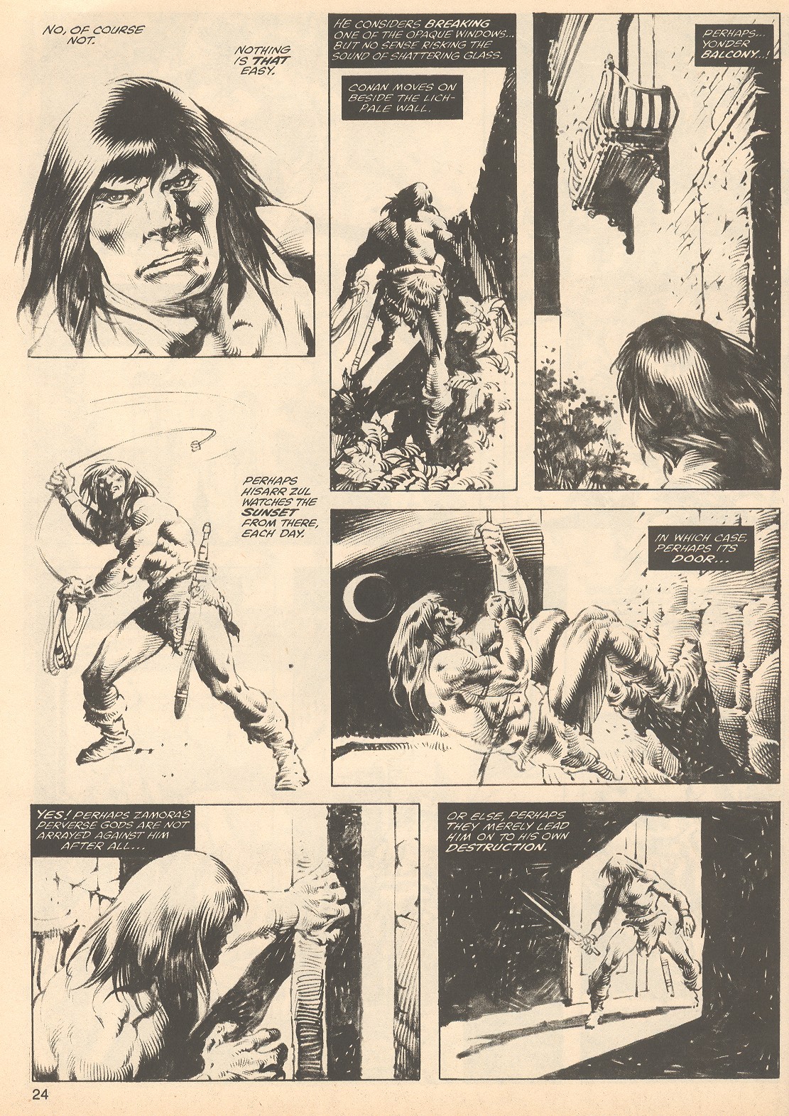 Read online The Savage Sword Of Conan comic -  Issue #53 - 24