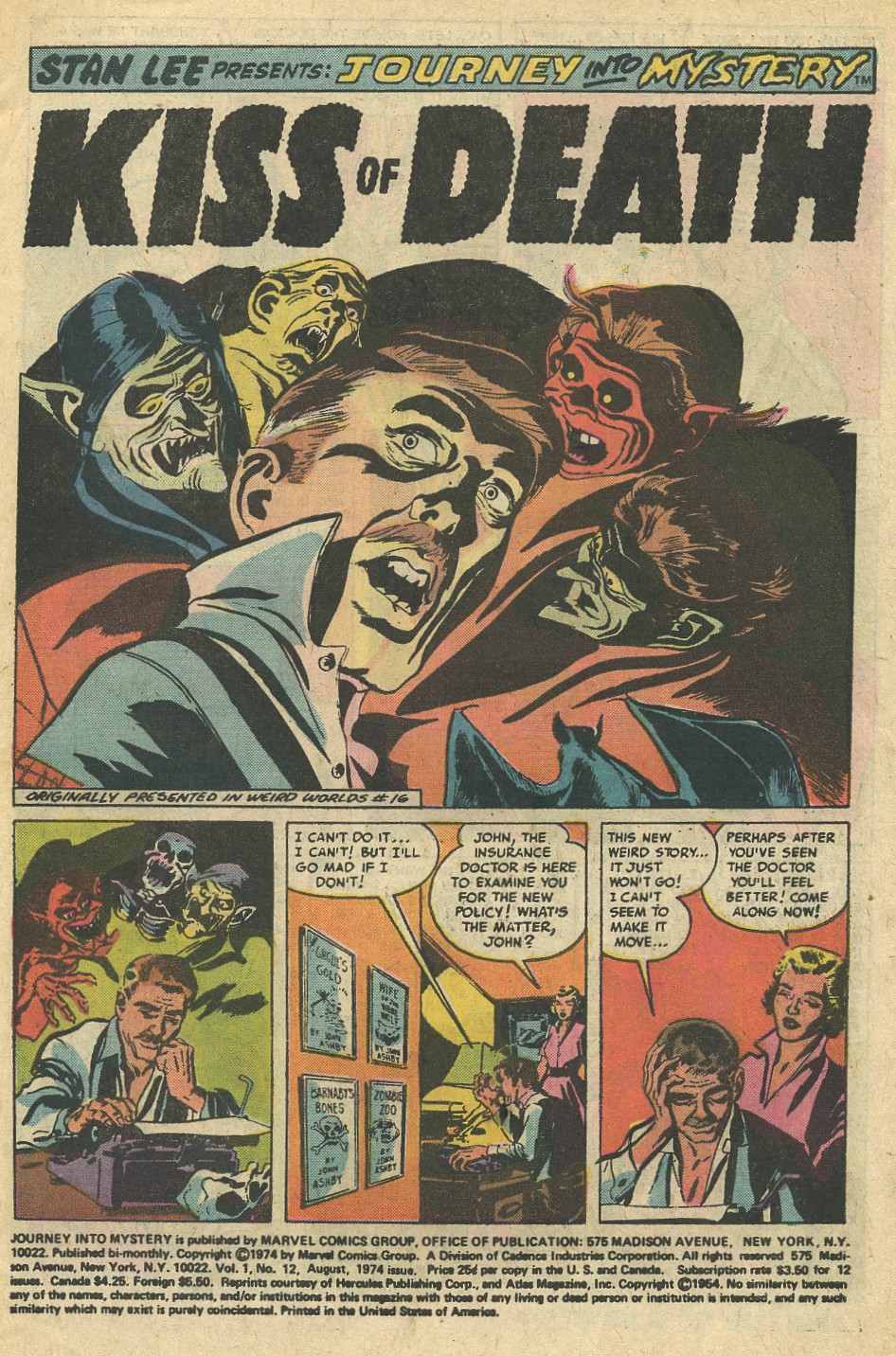 Read online Journey Into Mystery (1972) comic -  Issue #12 - 3
