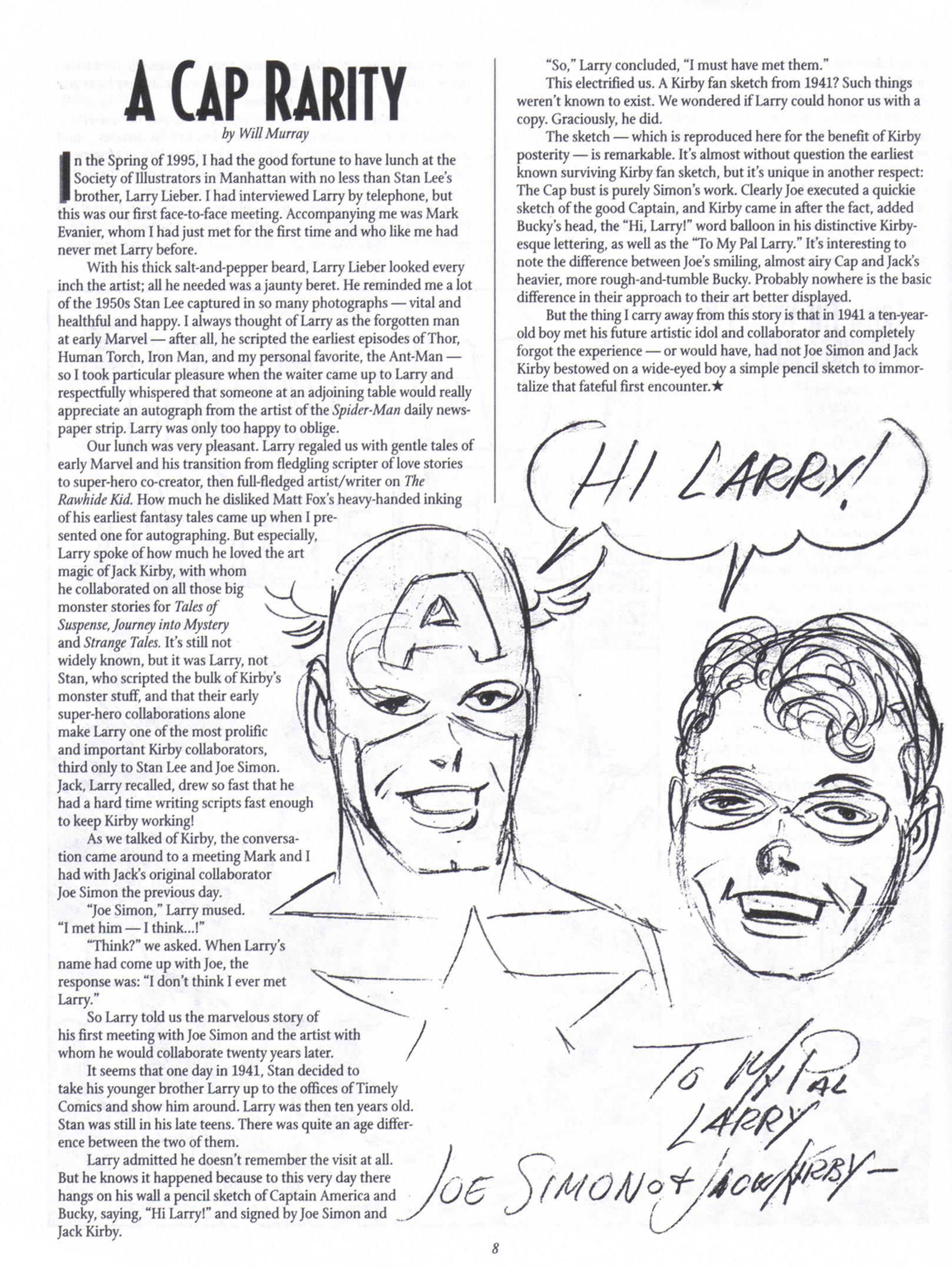 Read online The Jack Kirby Collector comic -  Issue #18 - 8