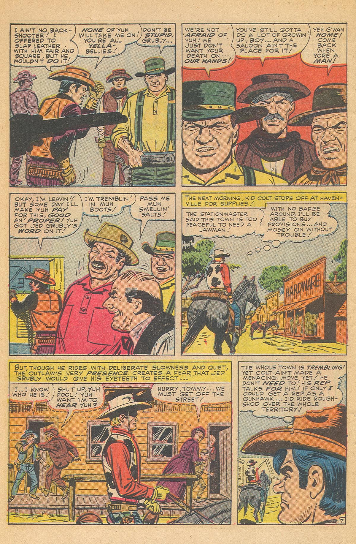 Read online Kid Colt Outlaw comic -  Issue #128 - 10