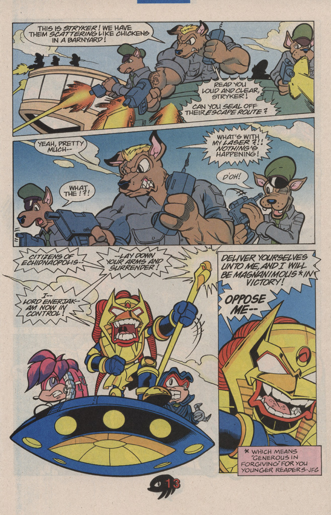 Read online Knuckles the Echidna comic -  Issue #9 - 21
