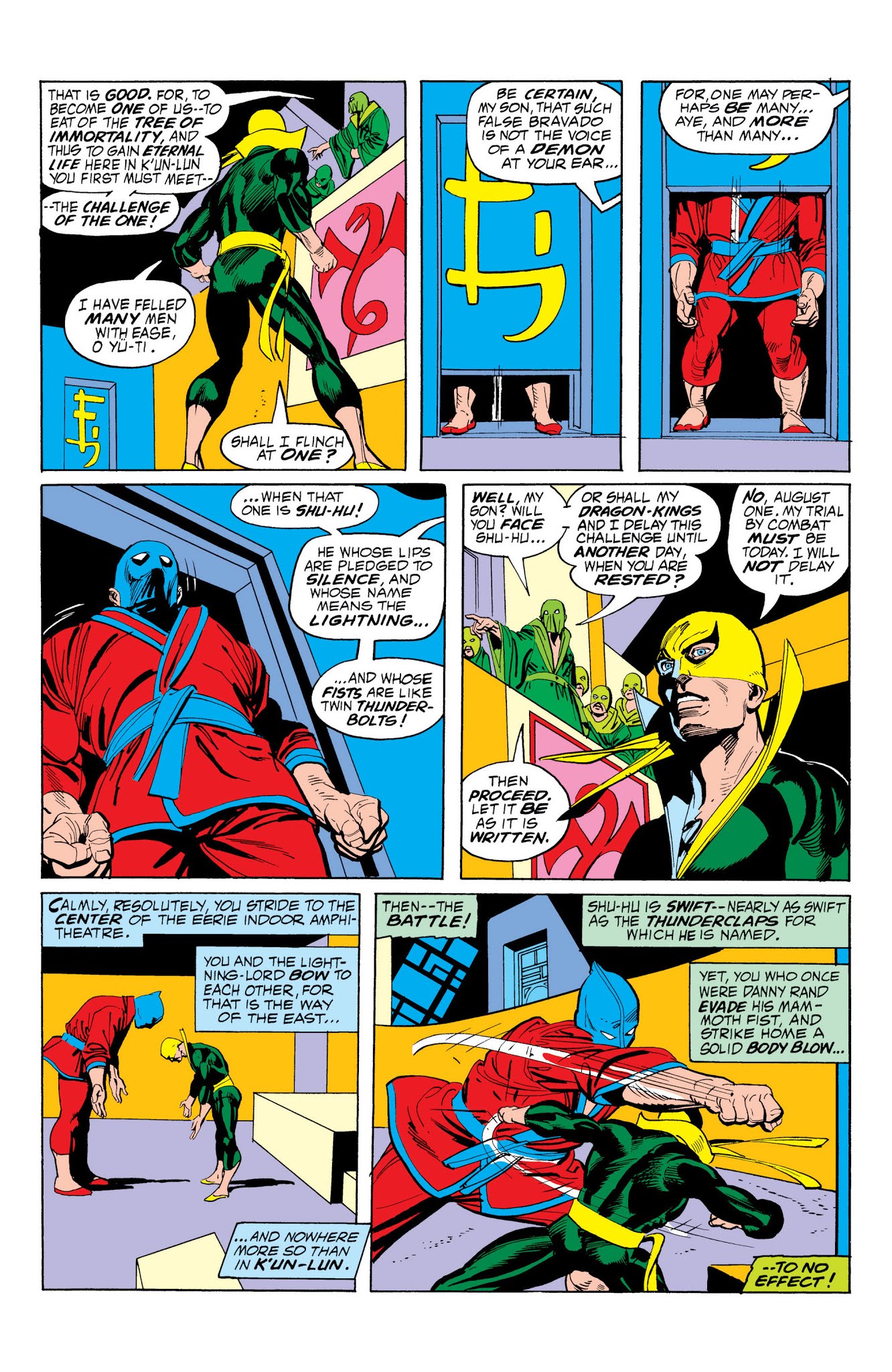 Read online Marvel Masterworks: Iron Fist comic -  Issue # TPB 1 (Part 1) - 16