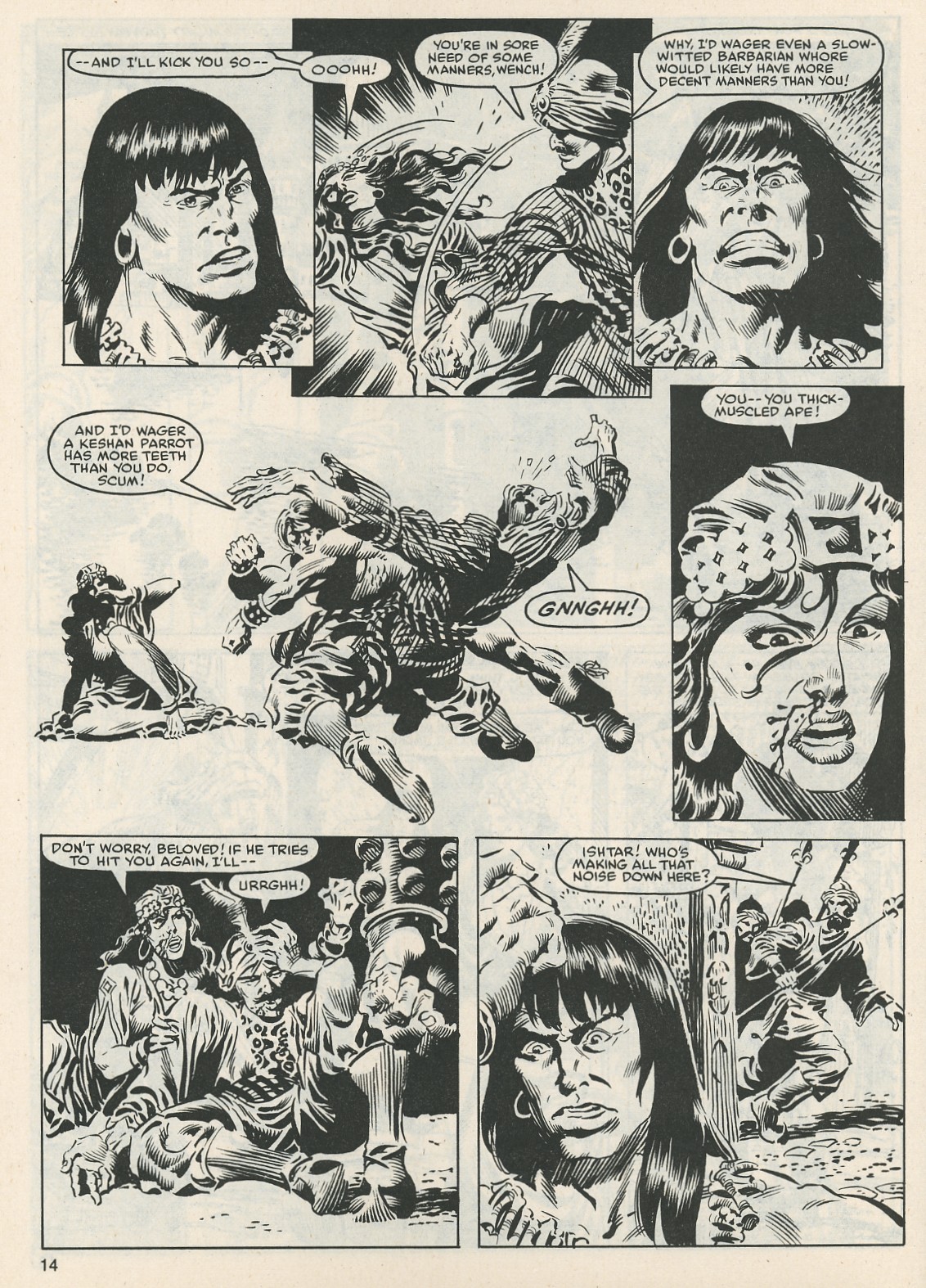 Read online The Savage Sword Of Conan comic -  Issue #112 - 14