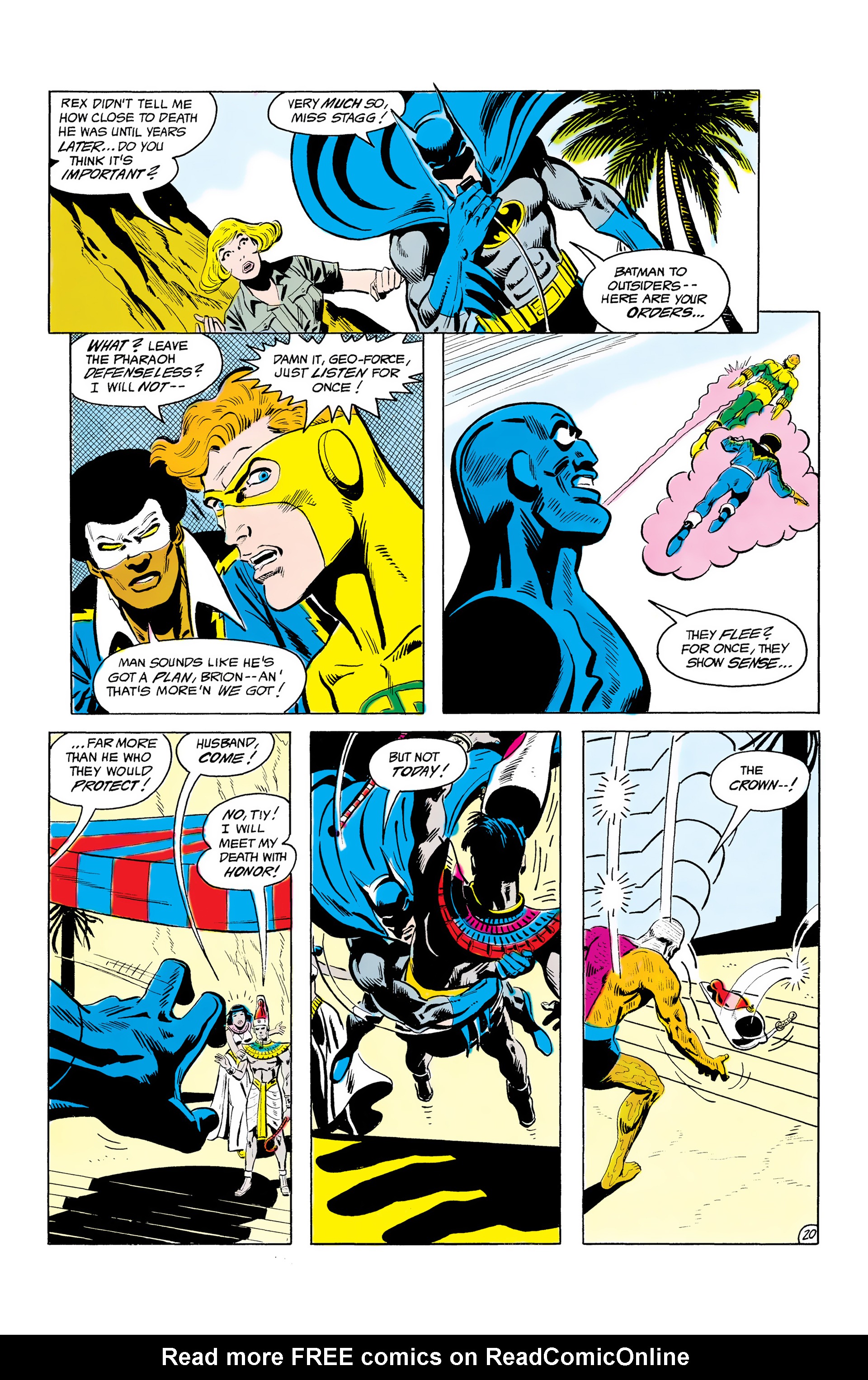 Read online Batman and the Outsiders (1983) comic -  Issue #18 - 21