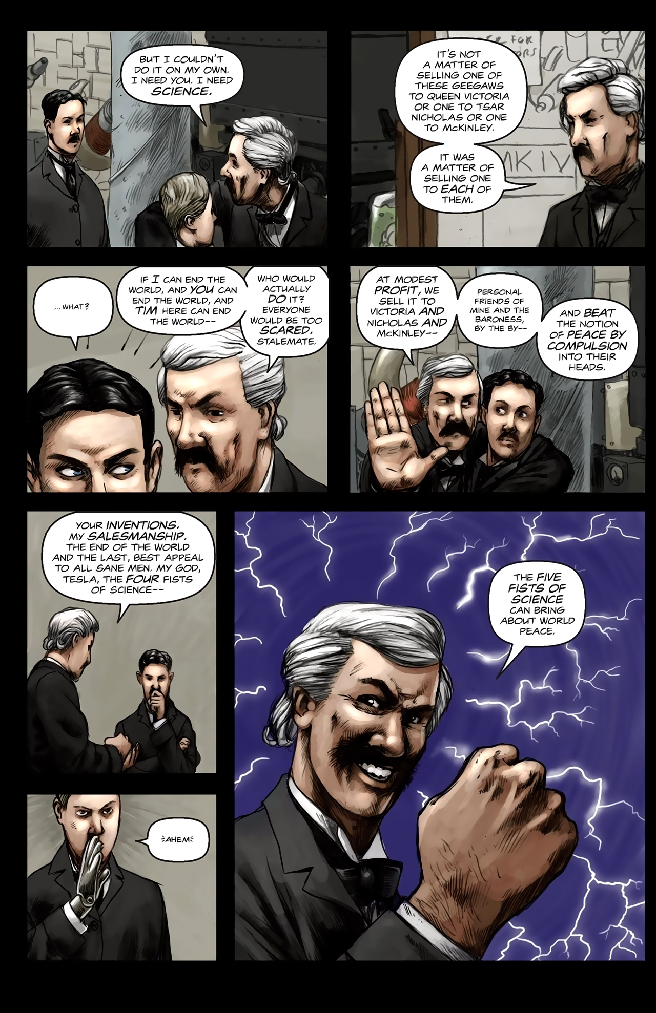 Read online The Five Fists of Science comic -  Issue # TPB - 37