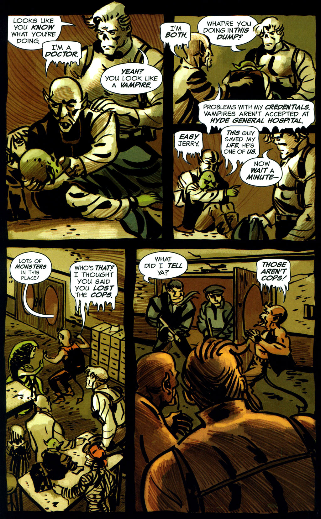 Read online Frankenstein Mobster comic -  Issue #4 - 18