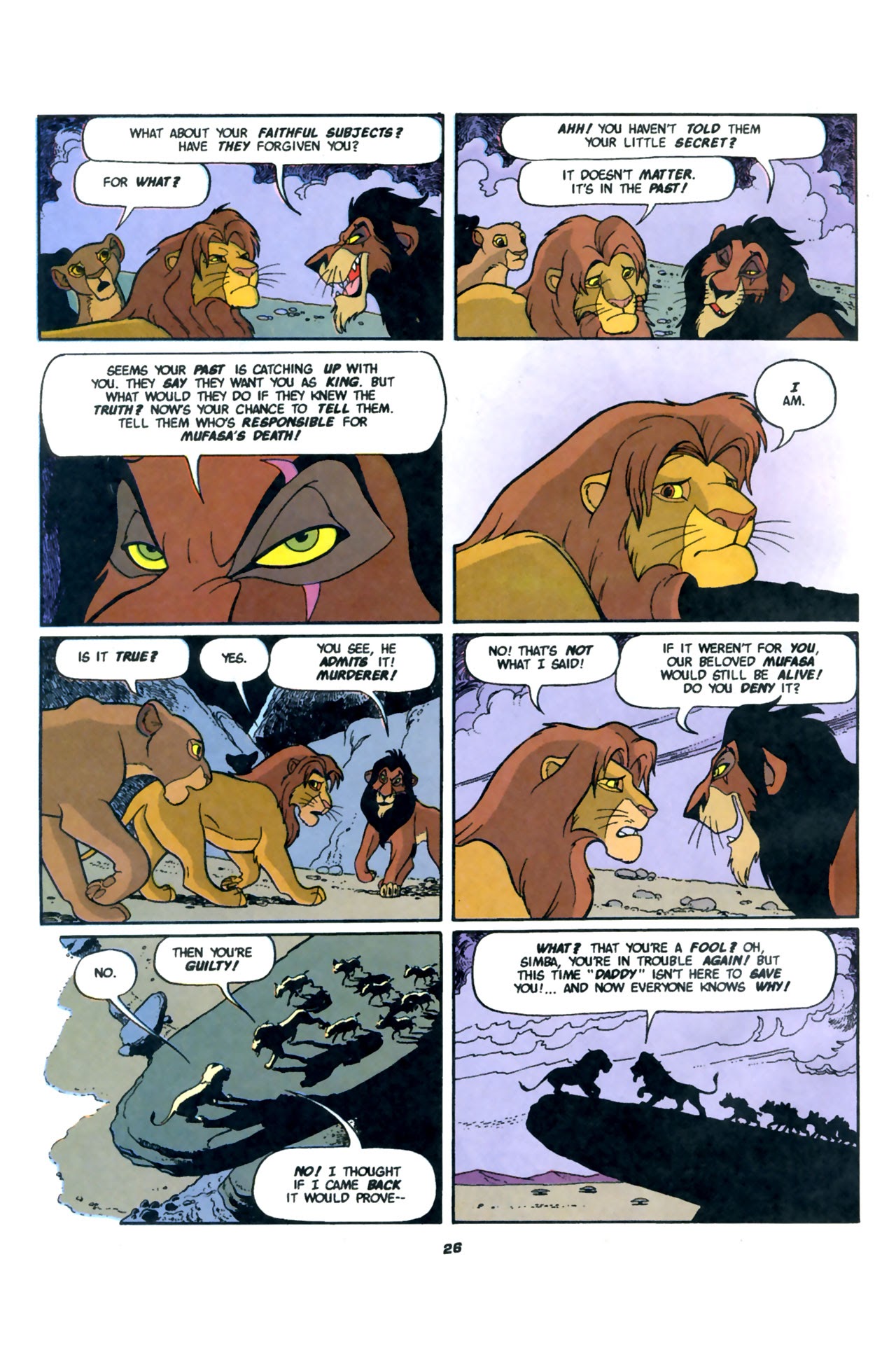 Read online Disney's The Lion King comic -  Issue #2 - 27