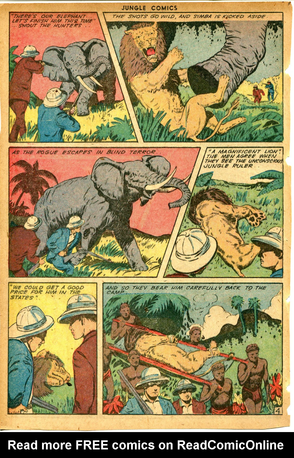 Read online Jungle Comics comic -  Issue #58 - 34