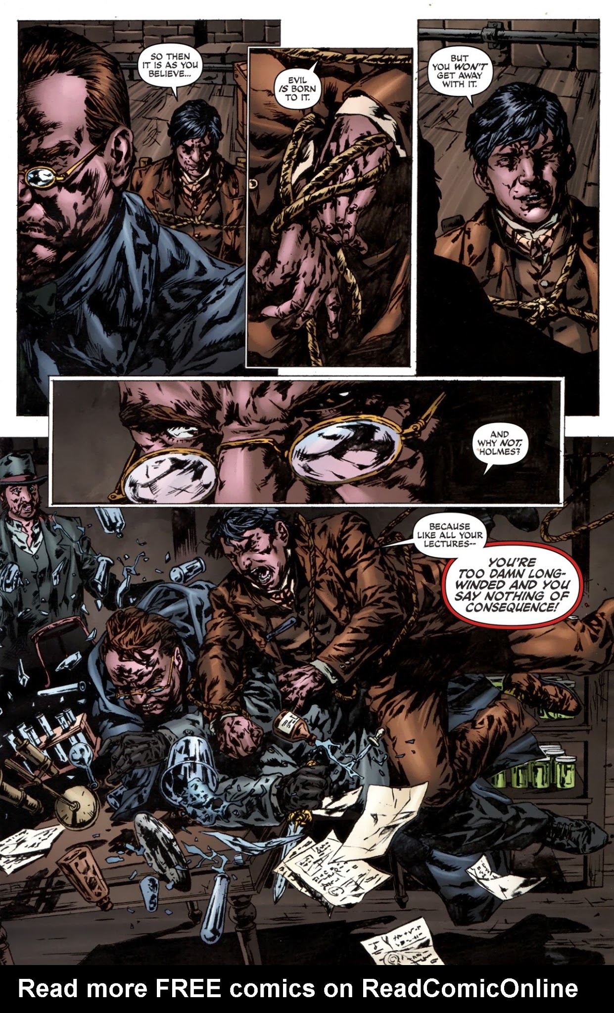 Read online Sherlock Holmes: Year One comic -  Issue #6 - 14