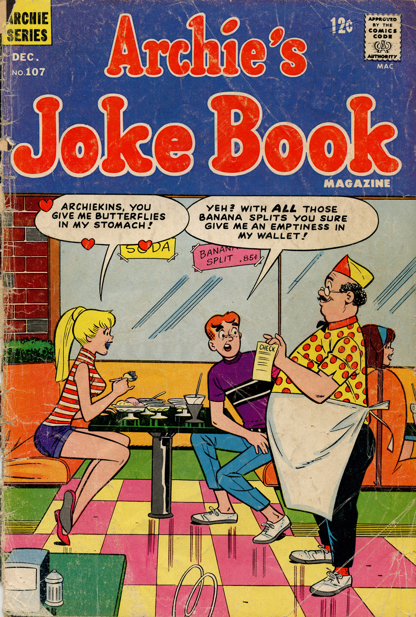 Read online Archie's Joke Book Magazine comic -  Issue #107 - 1