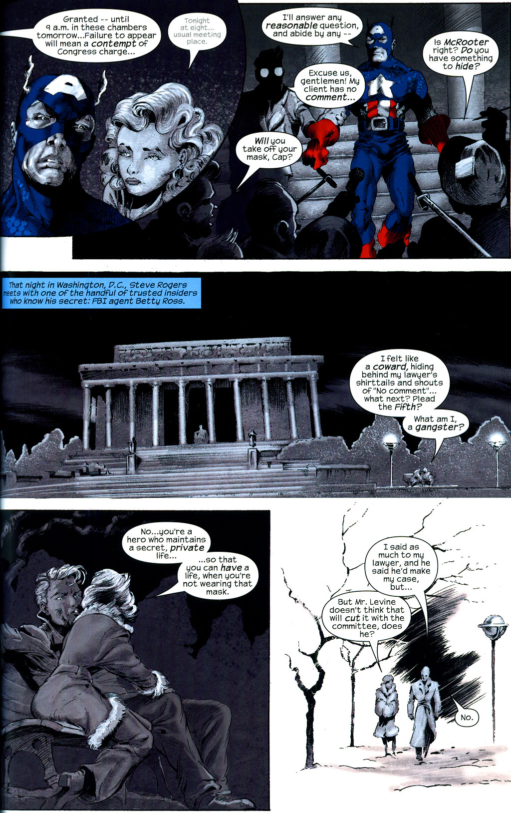 Read online Captain America: Red, White & Blue comic -  Issue # TPB - 51