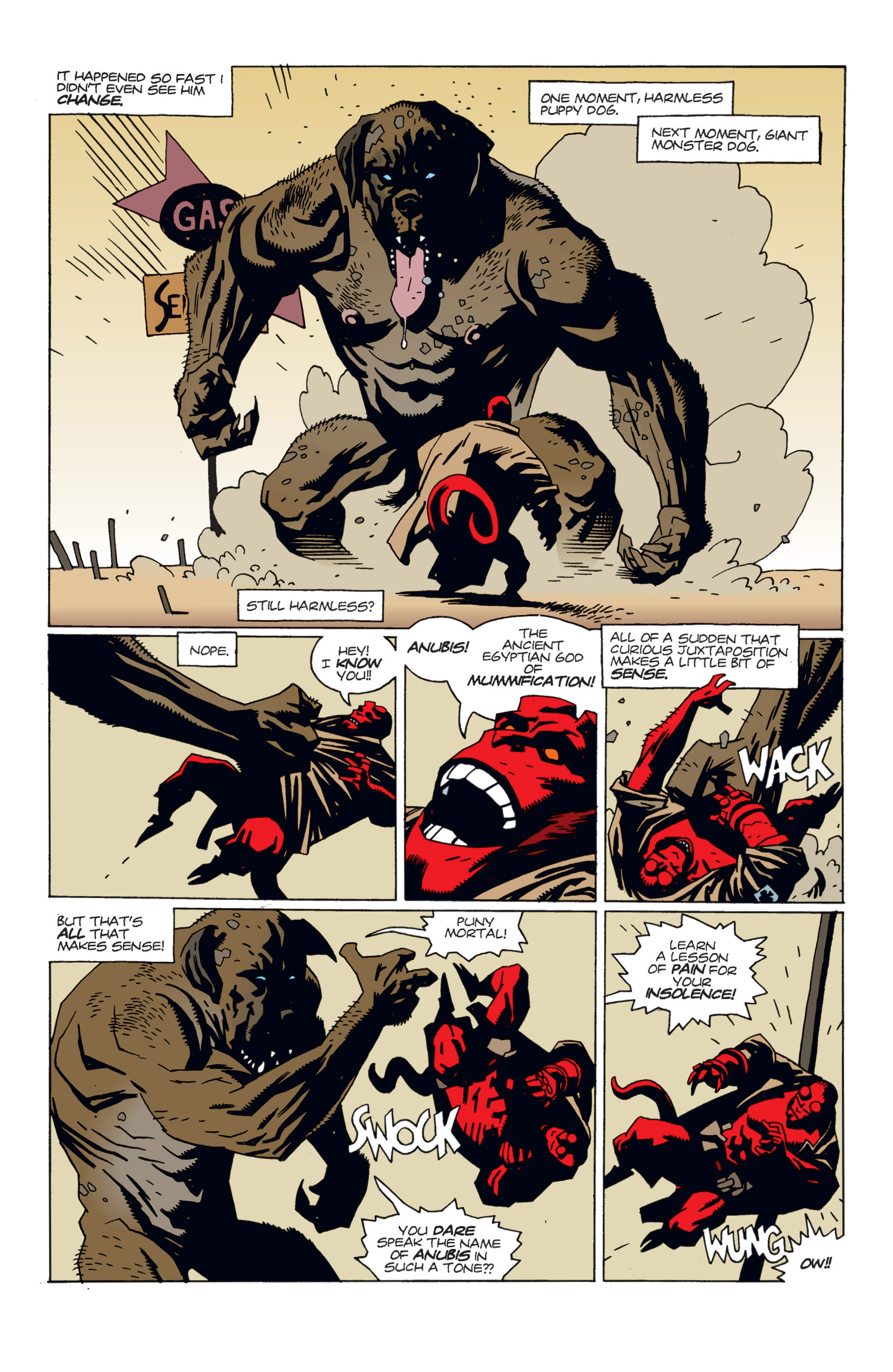 Read online Hellboy comic -  Issue #1 - 116