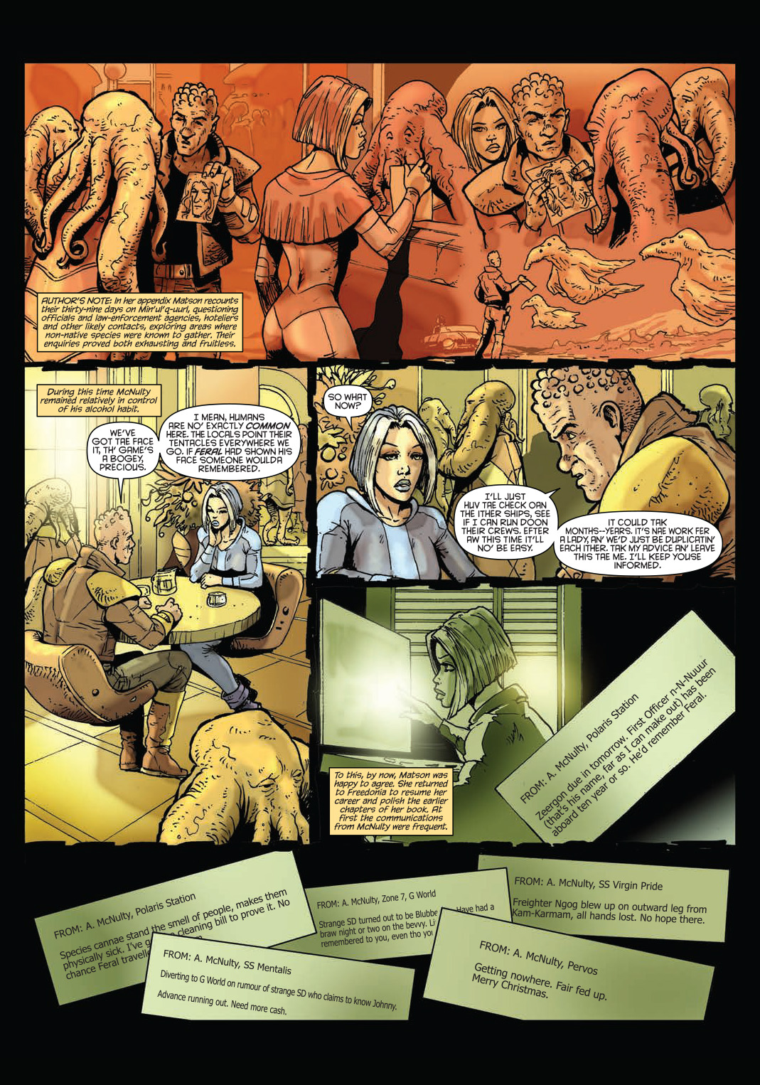 Read online Strontium Dog: The Life and Death of Johnny Alpha: The Project comic -  Issue # TPB - 28