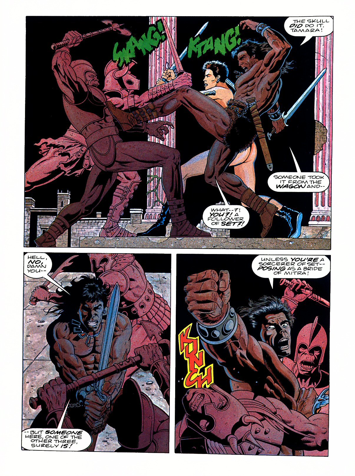 Read online Marvel Graphic Novel: Conan the Barbarian: The Skull of Set comic -  Issue # Full - 45