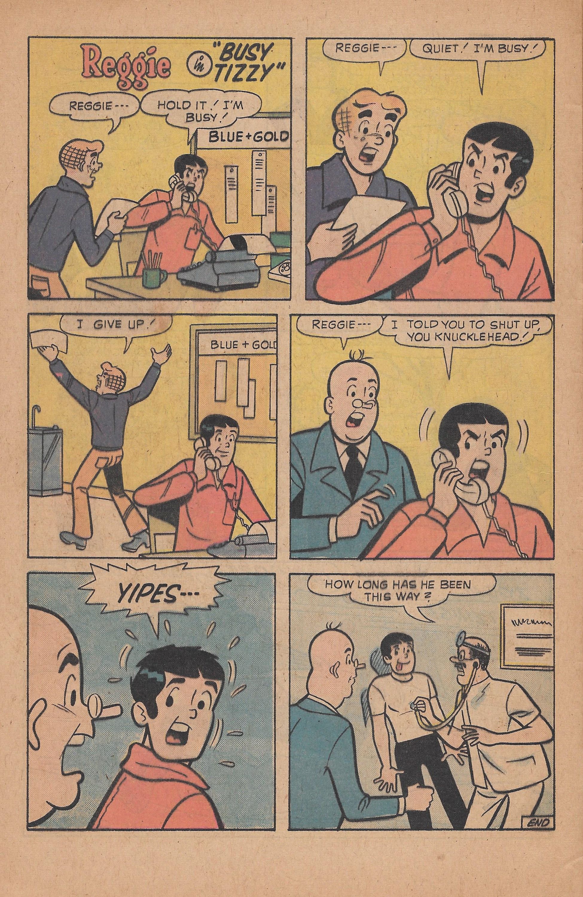 Read online Reggie and Me (1966) comic -  Issue #77 - 8
